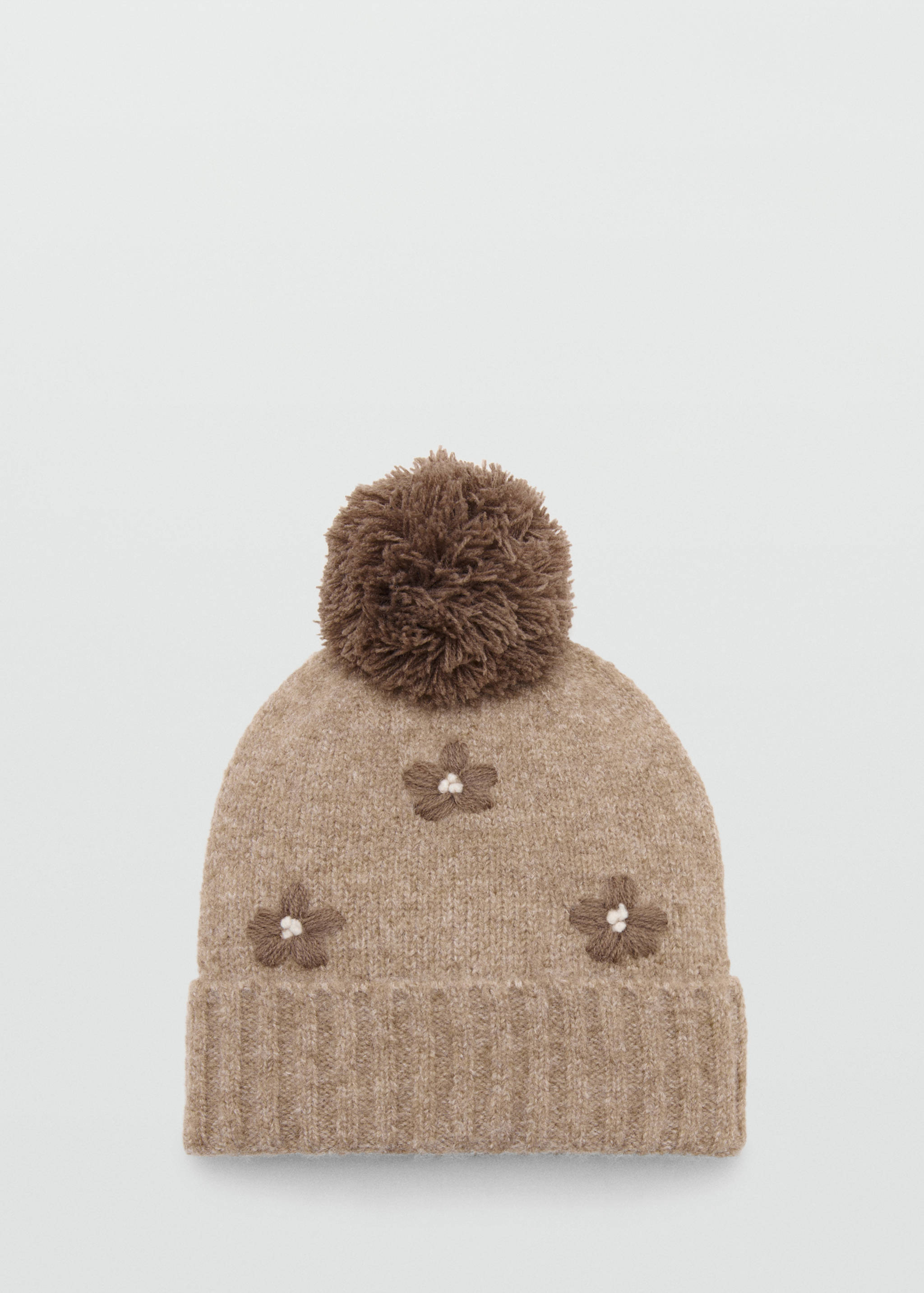 Floral pom-pom hat - Article without model