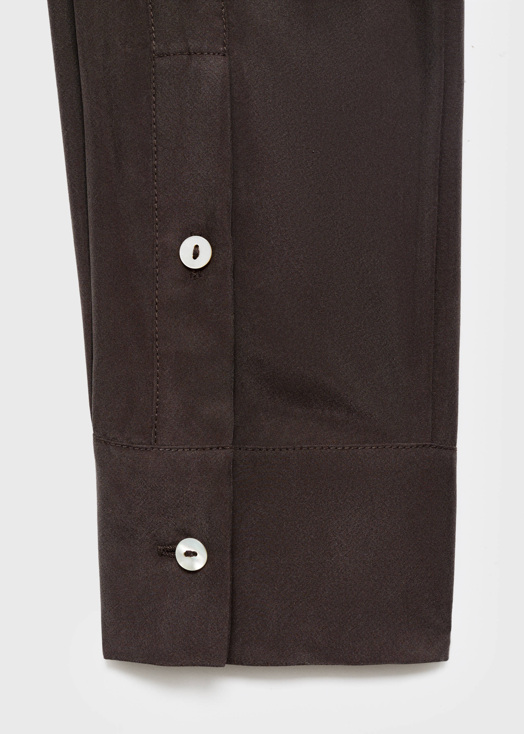 Chemise oversize 100 % soie - Détail de l'article 0