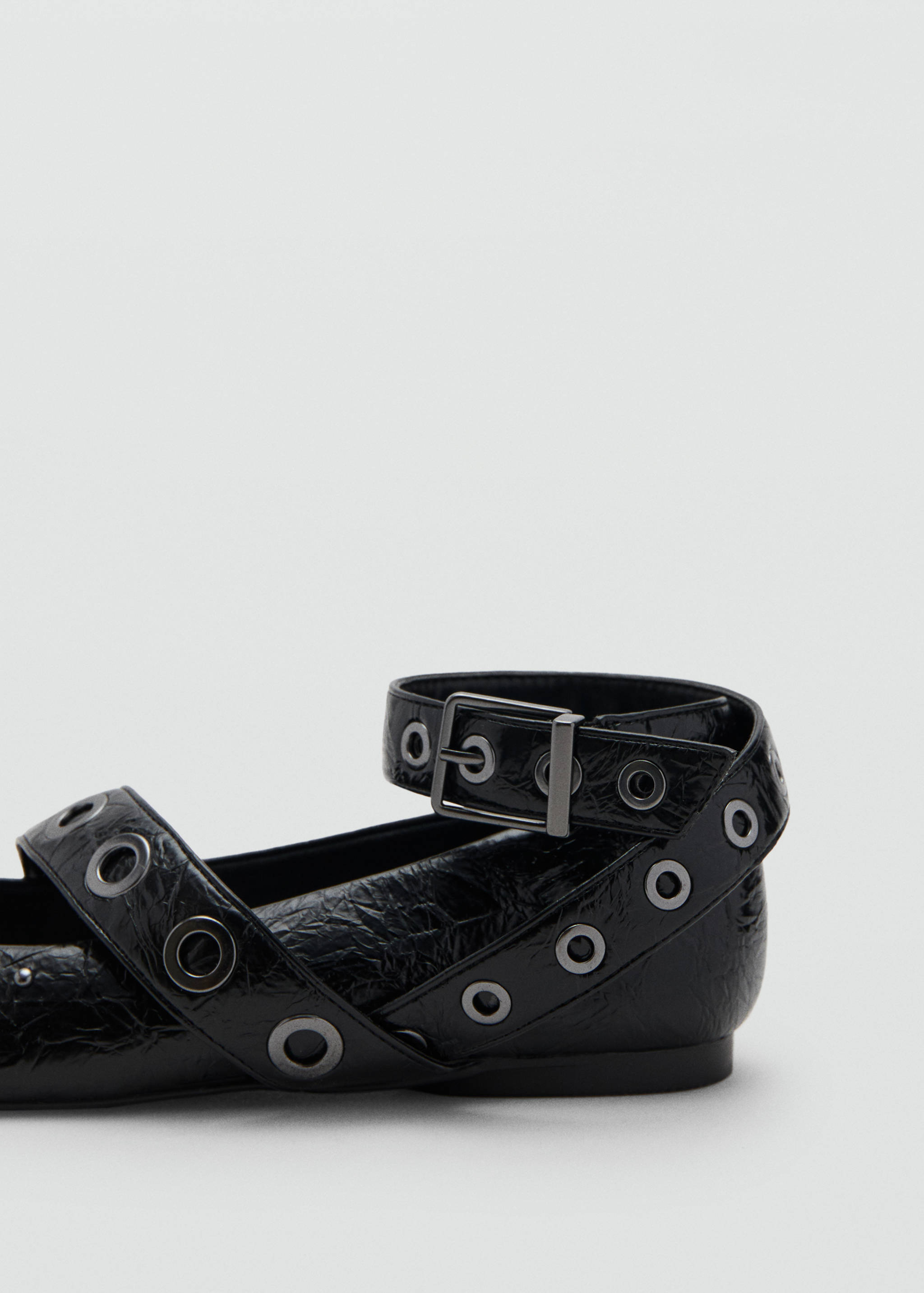Ballet flats with studded straps - Details of the article 1