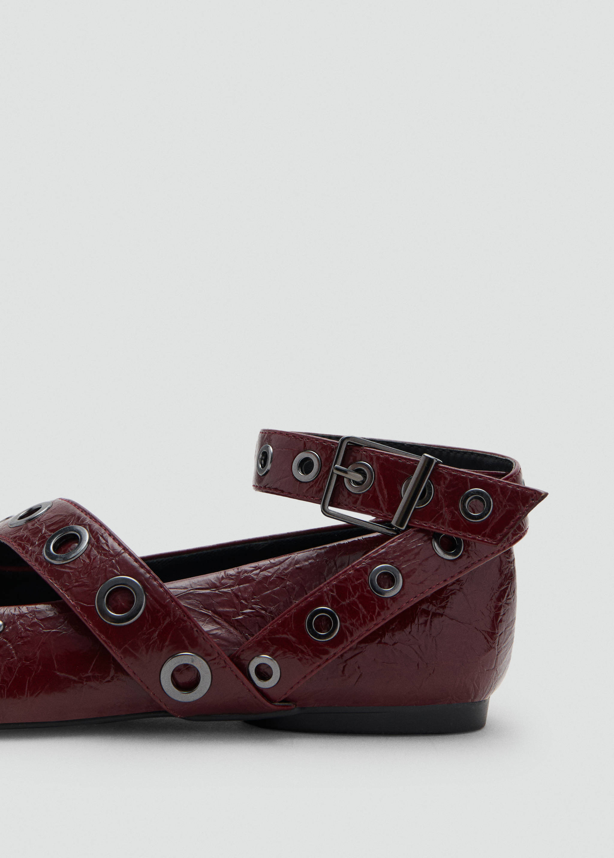 Ballet flats with studded straps - Details of the article 1