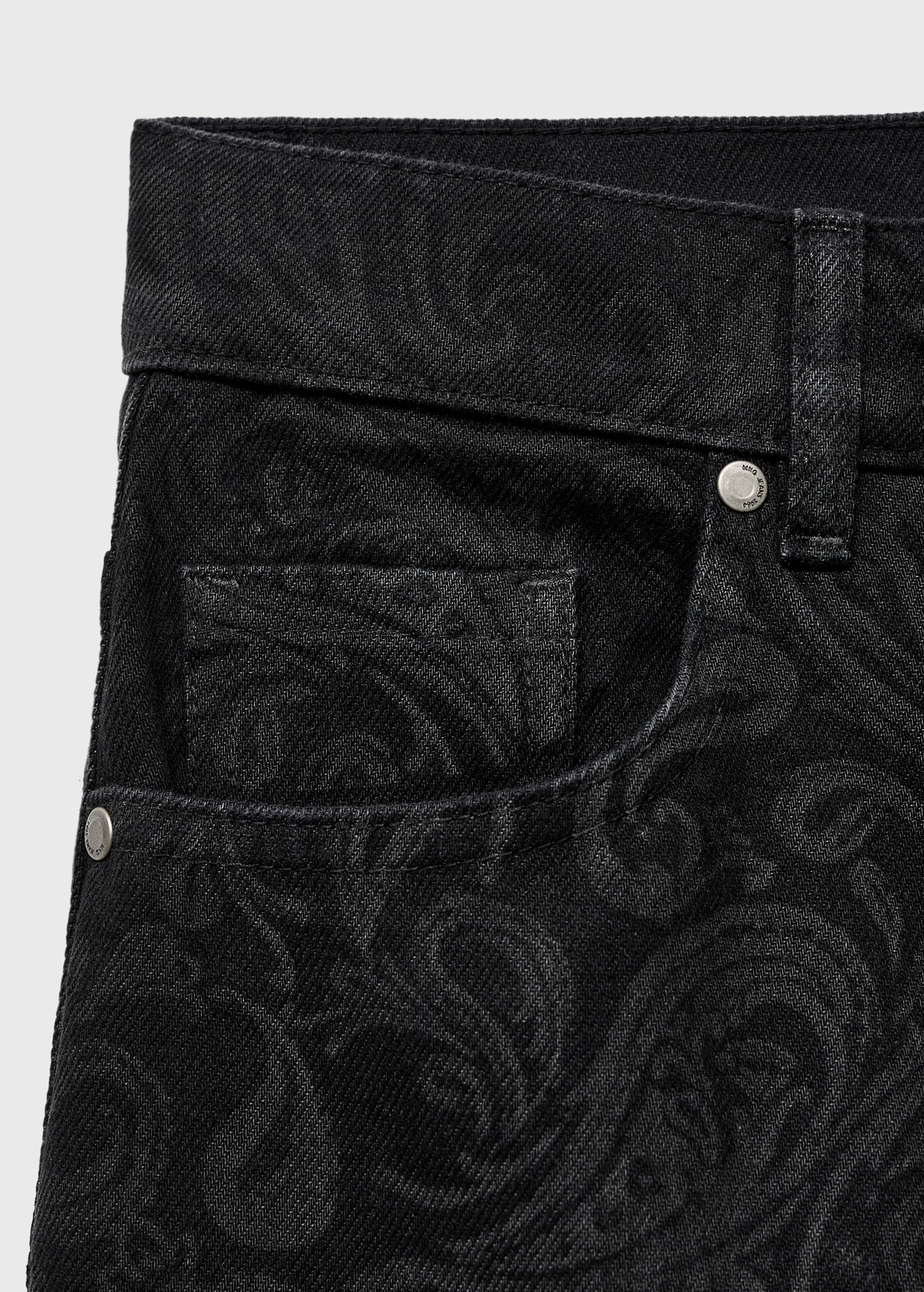 Wide leg paisley-print jeans - Details of the article 0