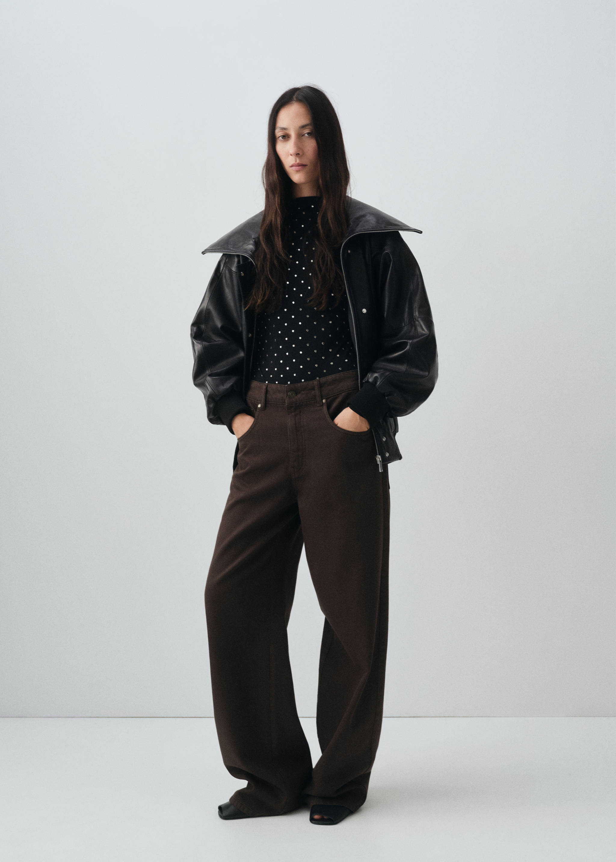 Jean droit taille normale - Plan général