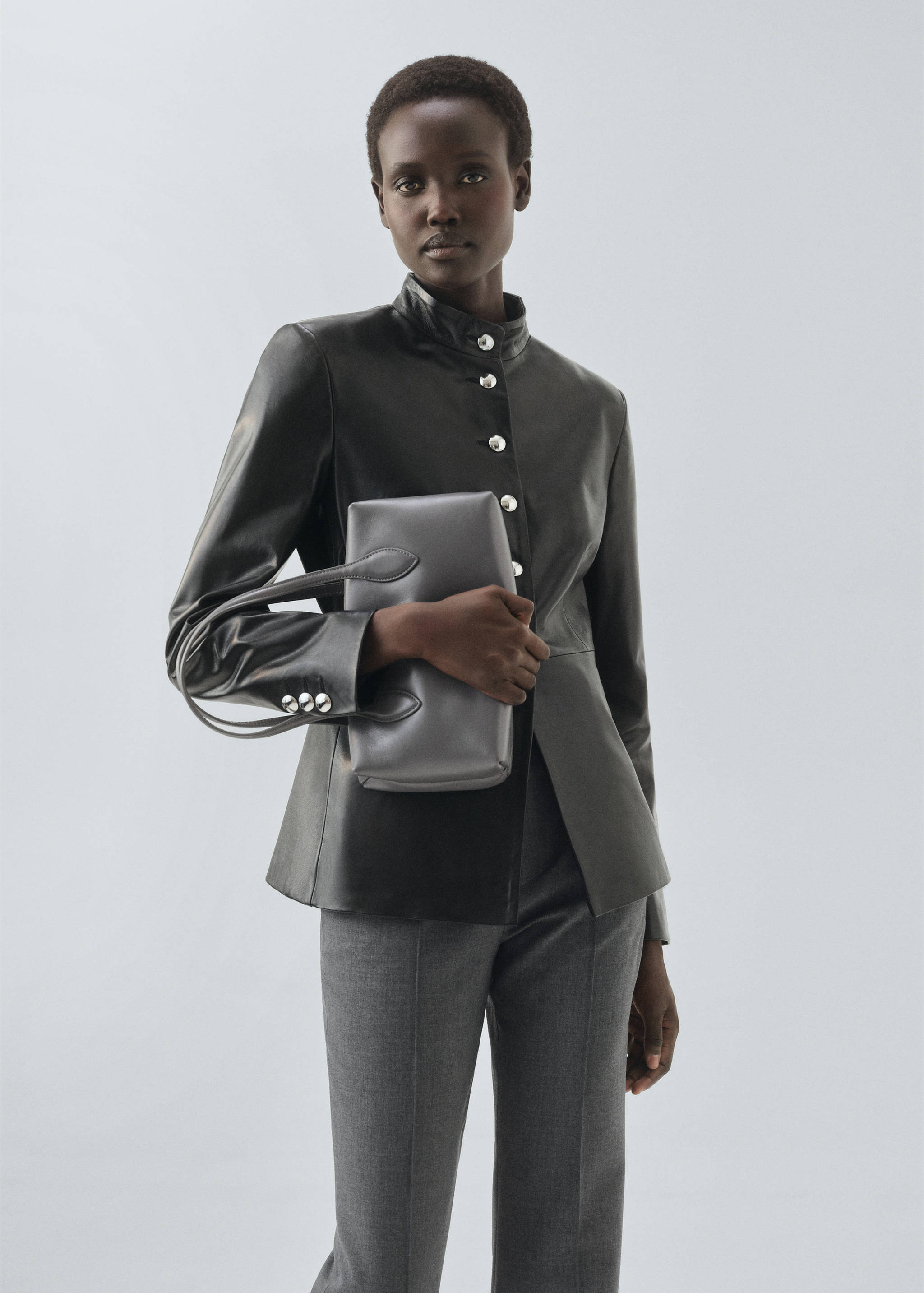 Belt straight-fit pants - Details of the article 2