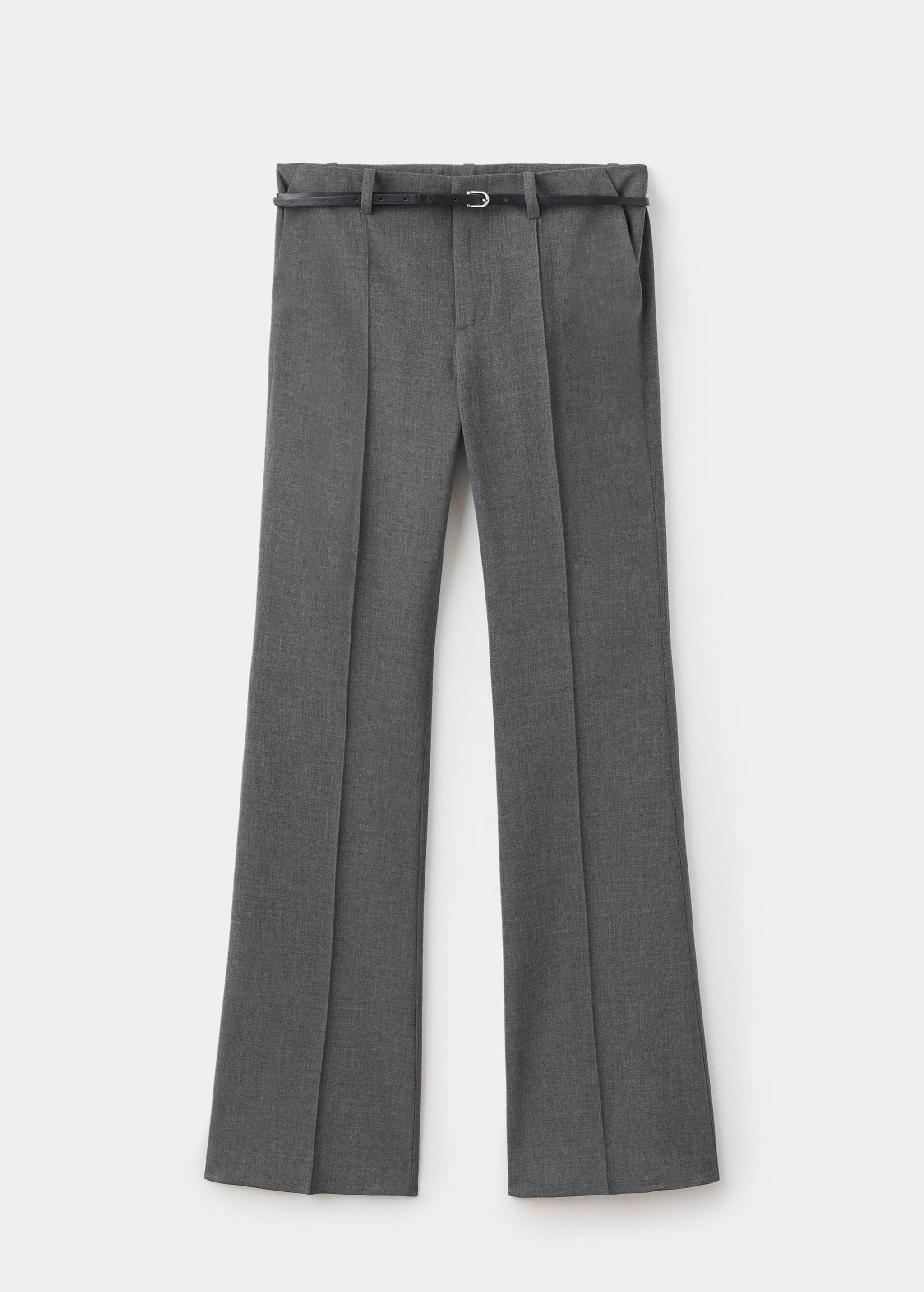 Belt straight-fit pants - Article without model