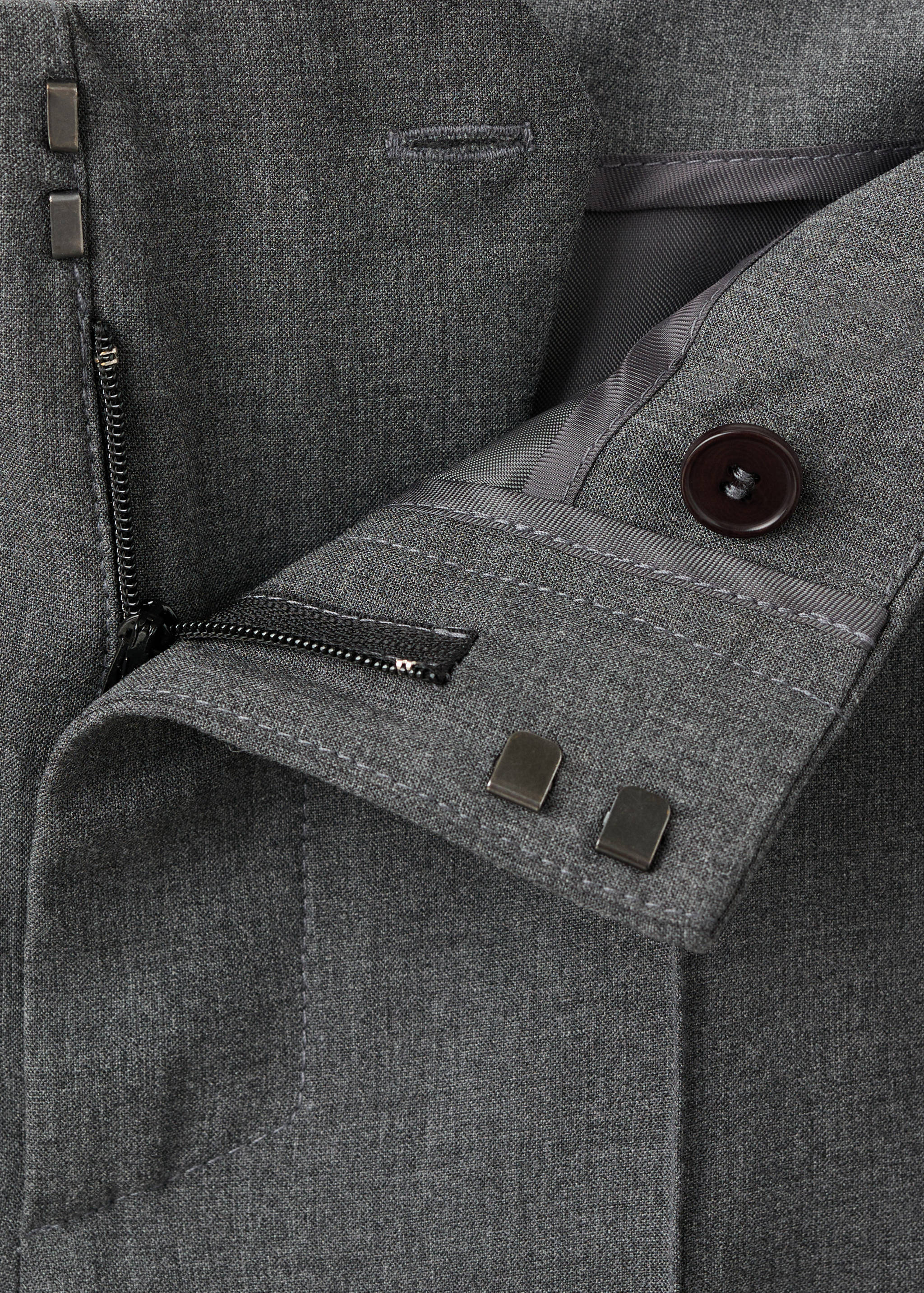 Belt straight-fit pants - Details of the article 0