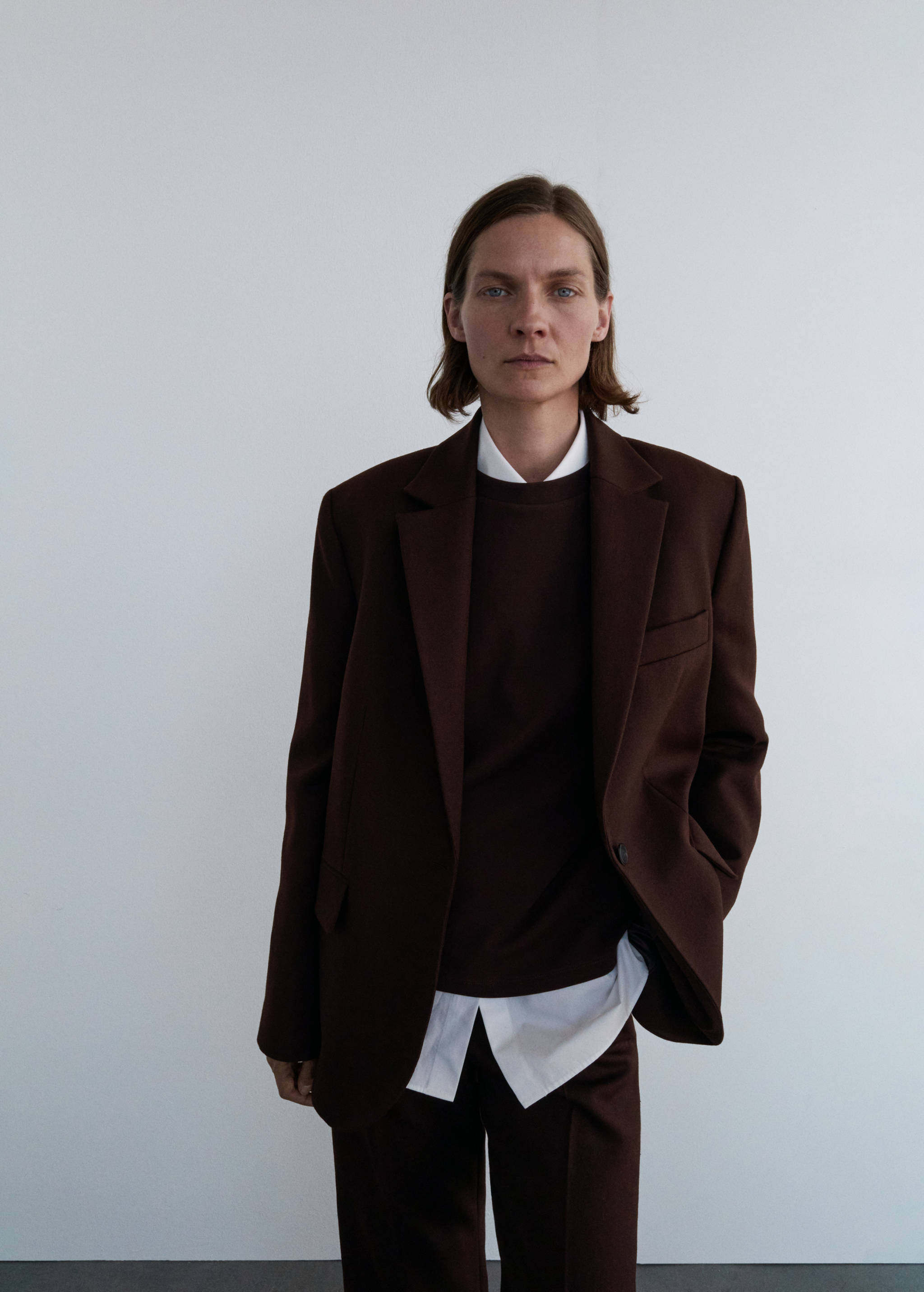 %100 yün blazer ceket - Ürün detayı 1