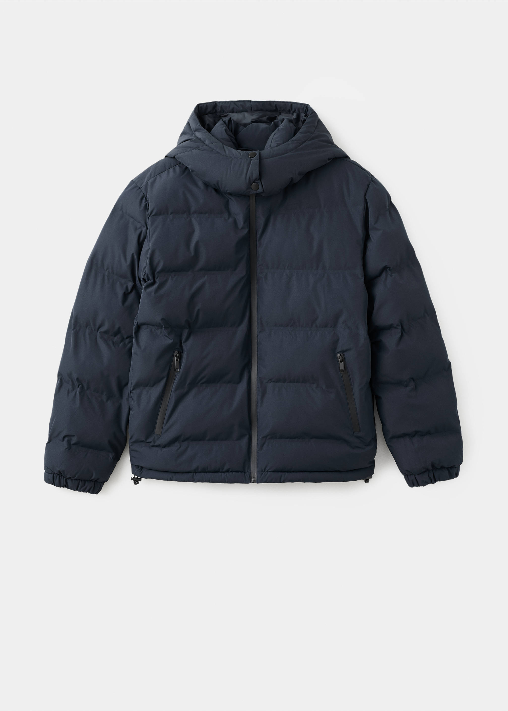 Hood puffer coat - Article without model, Navy. Ref: 17036722-00.