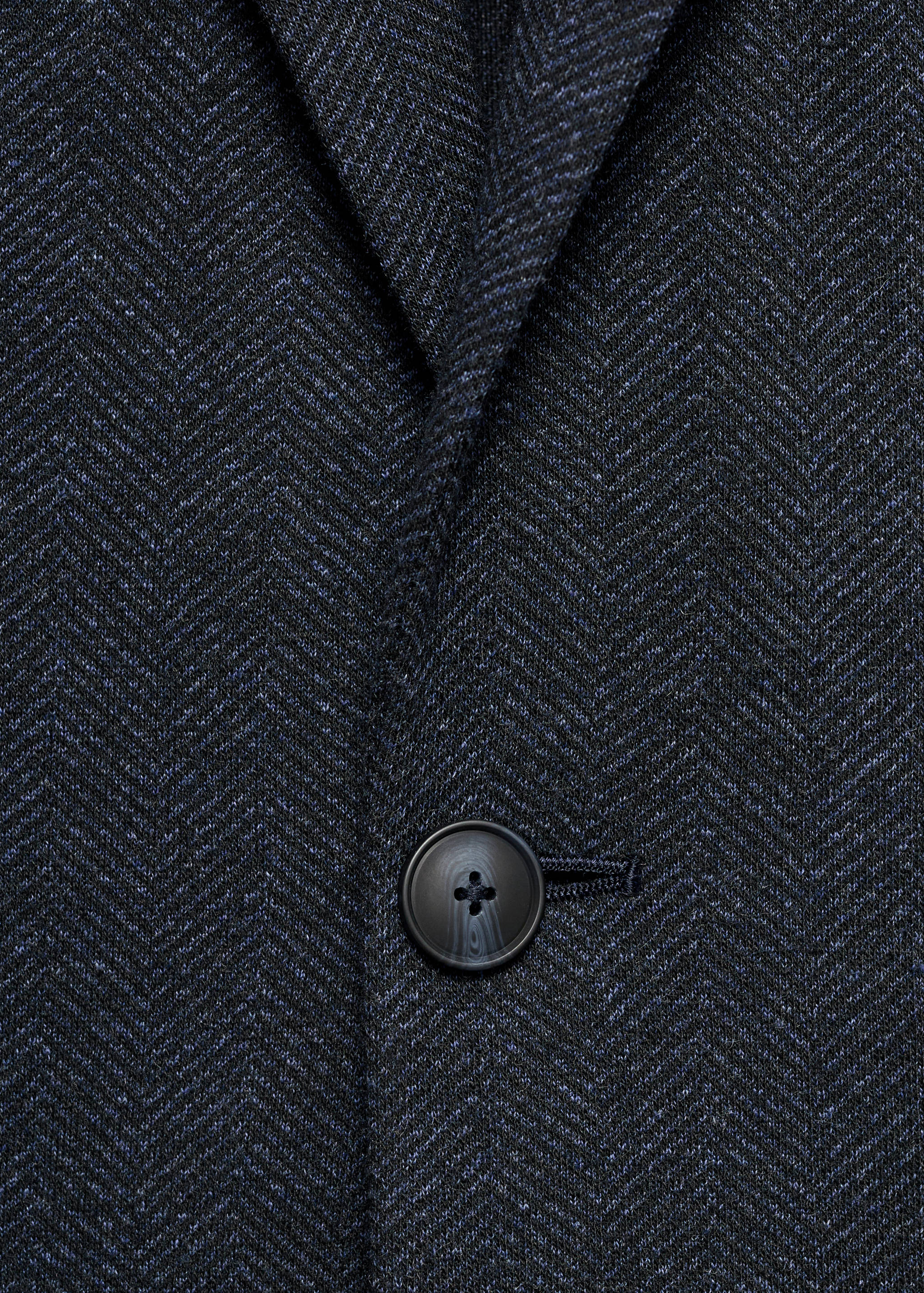 Slim Fit-Sakko mit Fischgrätmuster - Detail des Artikels 0