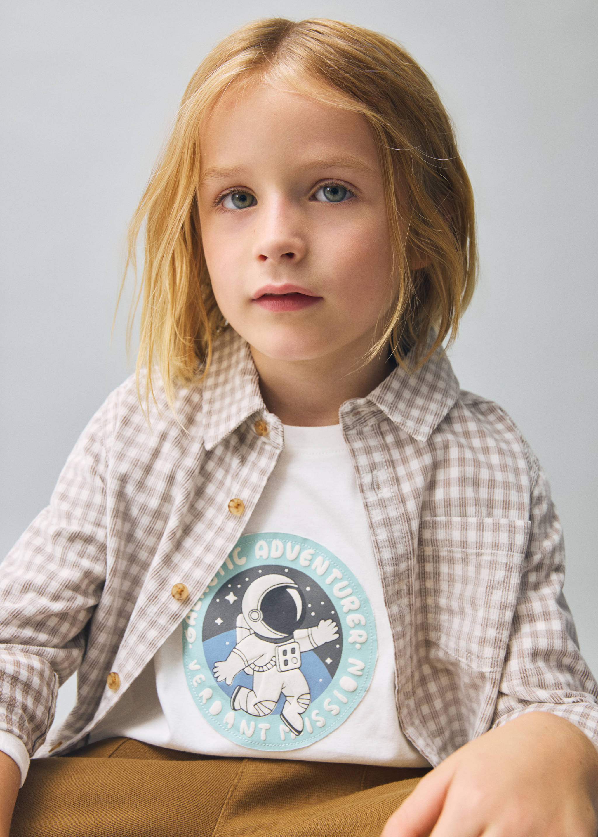 T-skjorte med trykk tekstur - Artikkeldetalj 1