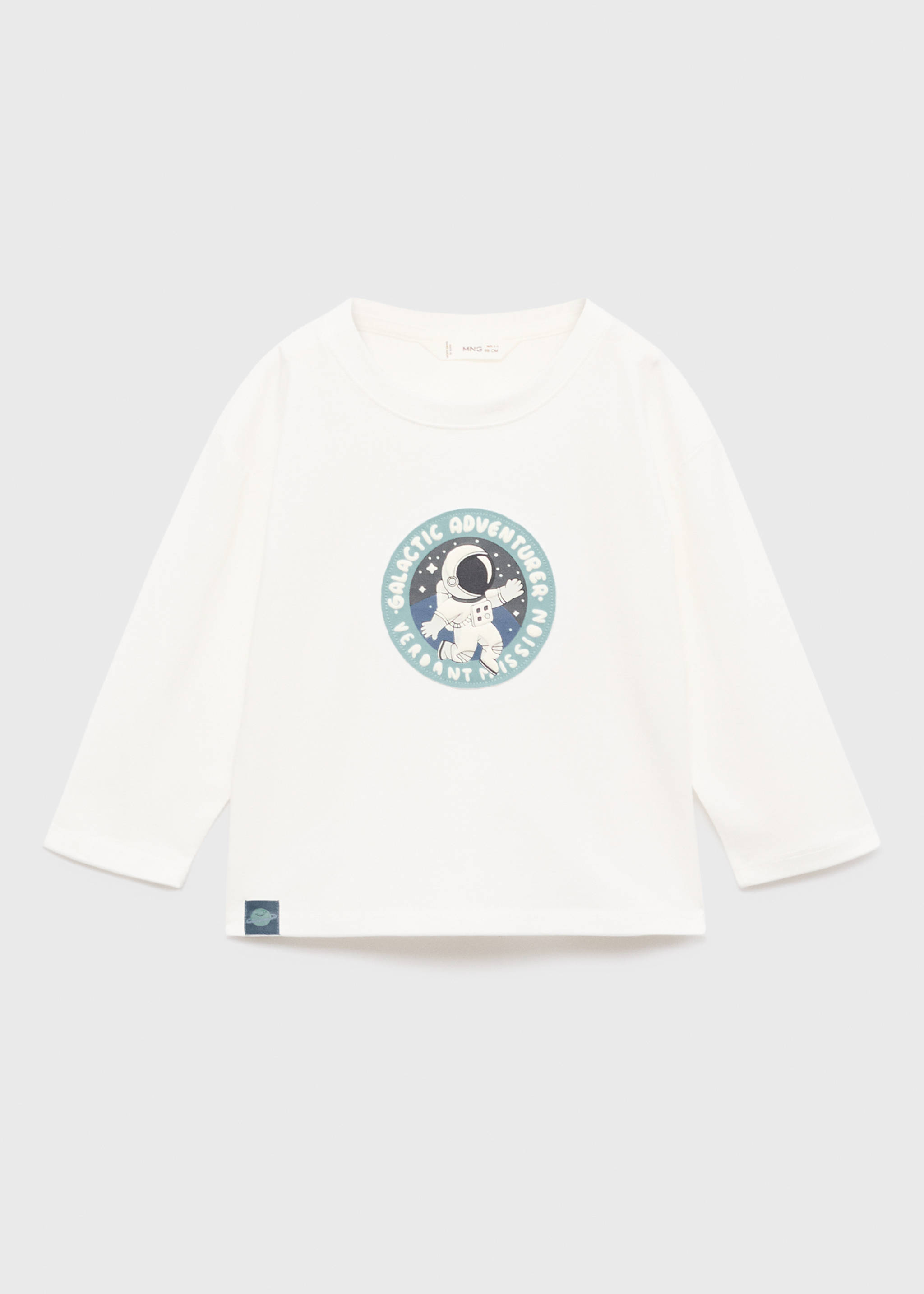 T-skjorte med trykk tekstur - Artikkel uten modell