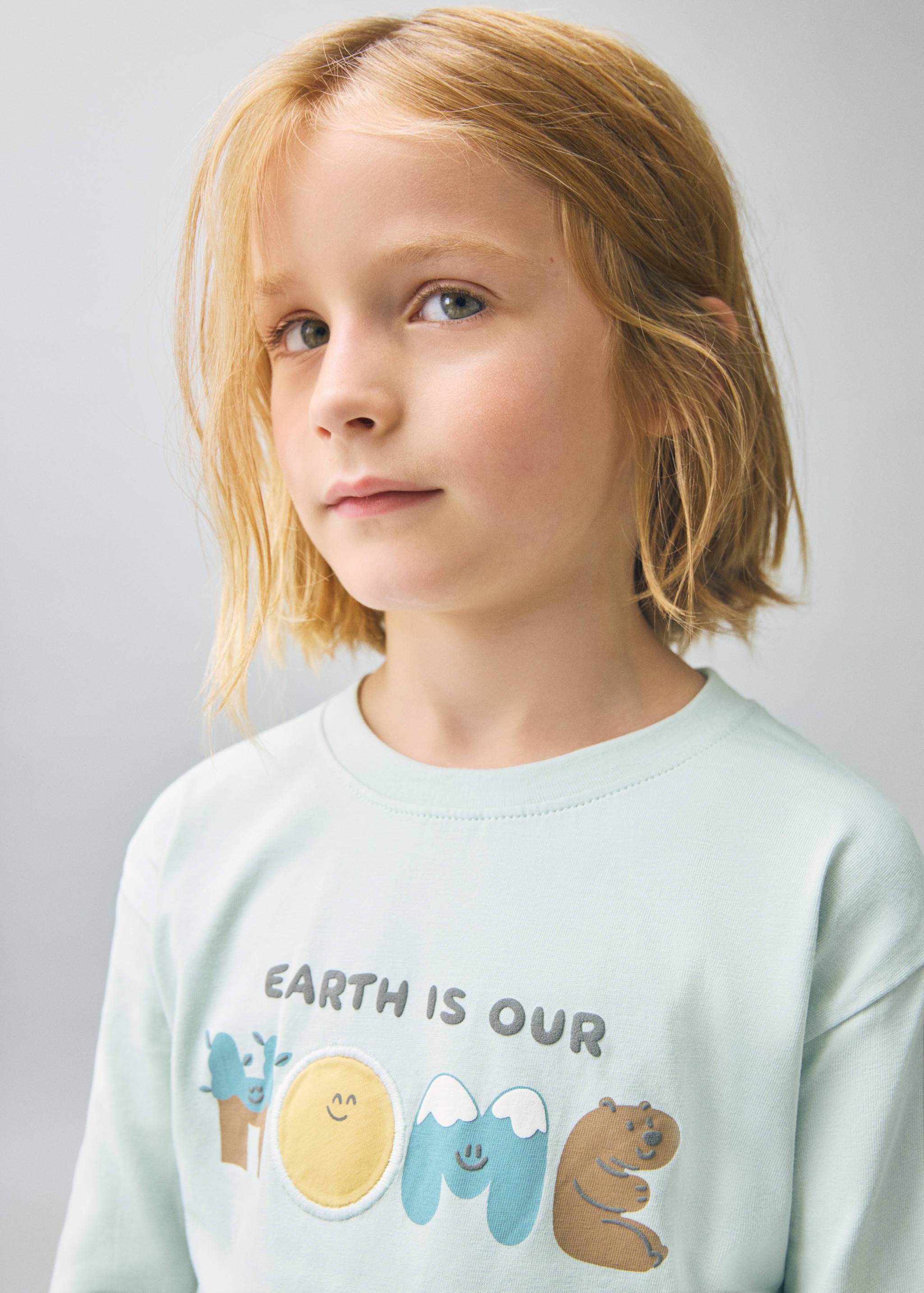 T-shirt en coton imprimé - Détail de l'article 1