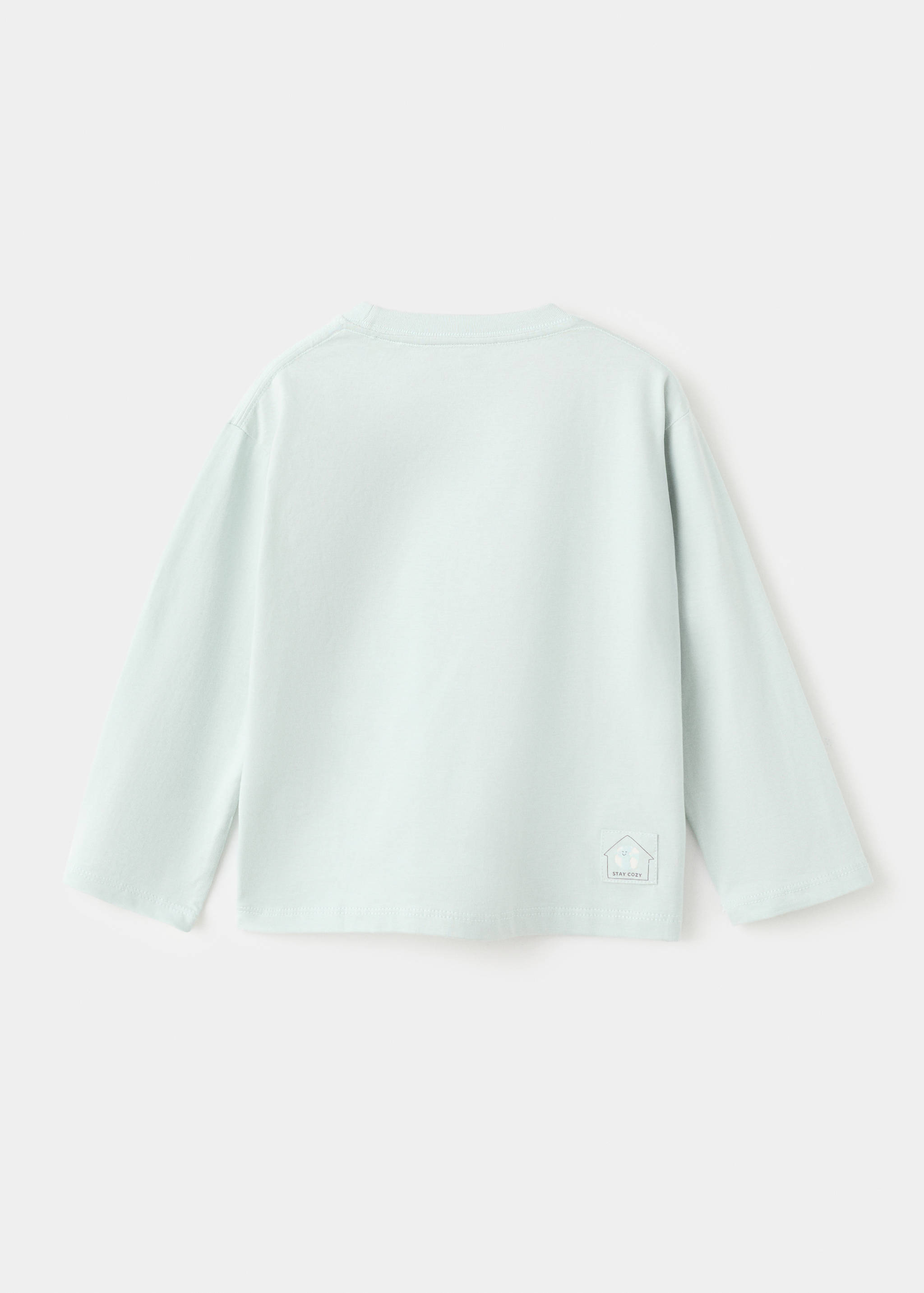 T-shirt en coton imprimé - Verso de l’article