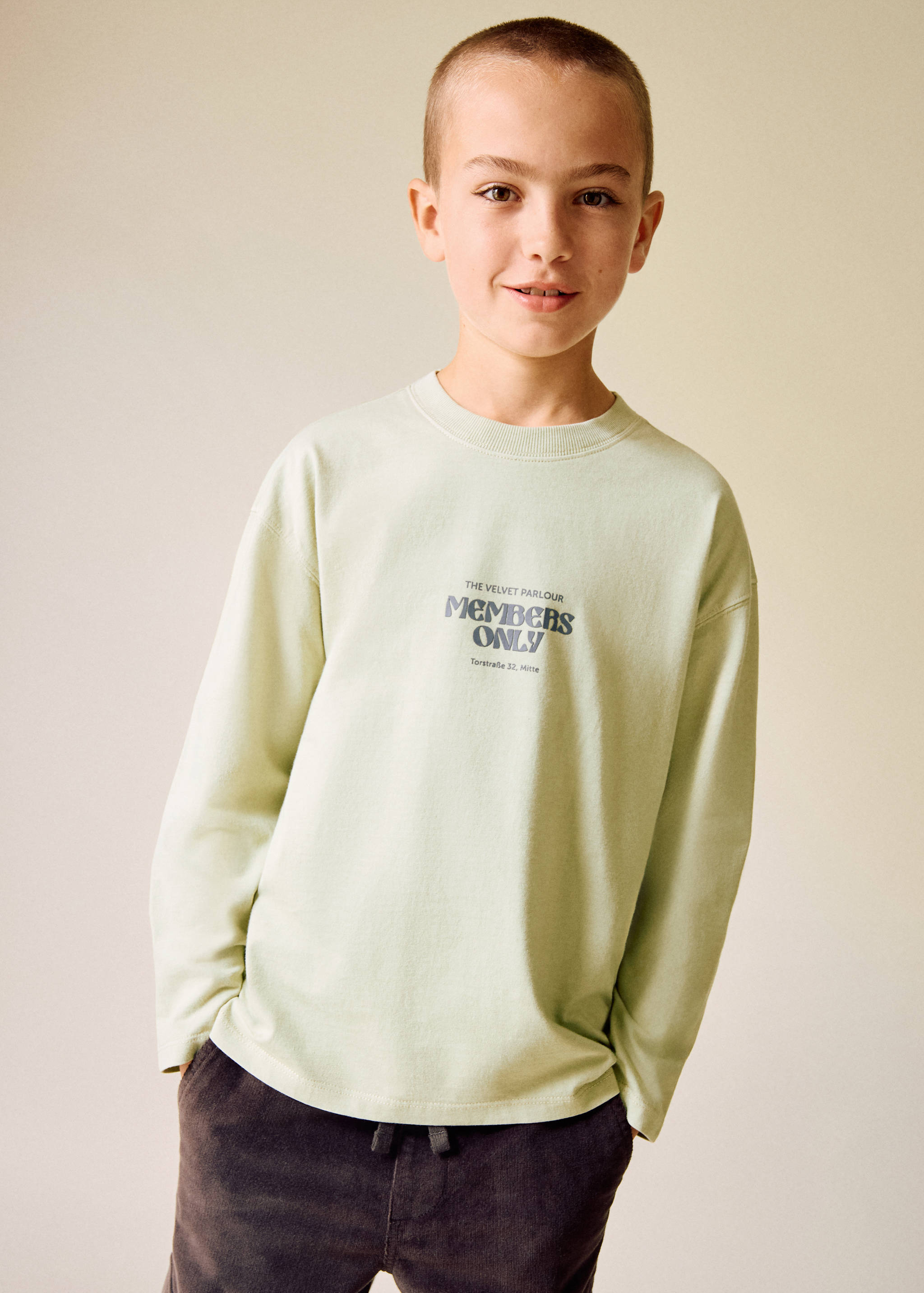 Printed cotton-blend t-shirt - Medium plane