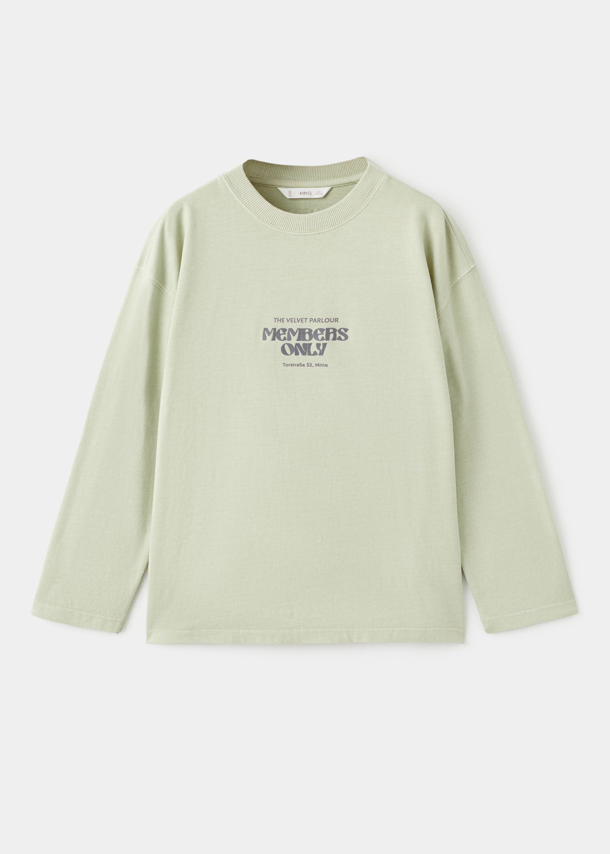 Printed cotton-blend t-shirt - Article without model