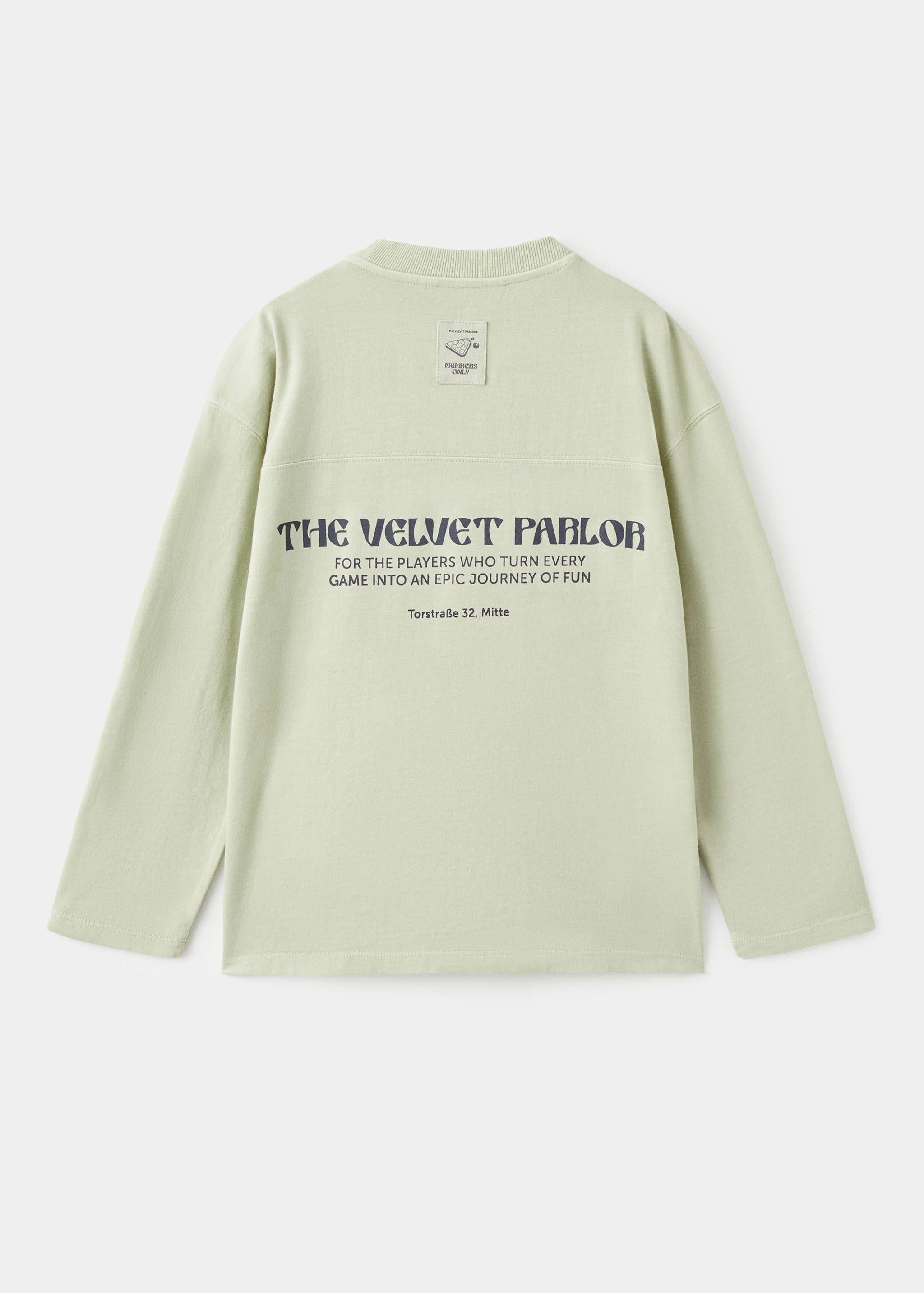 Printed cotton-blend t-shirt - Reverse of the article