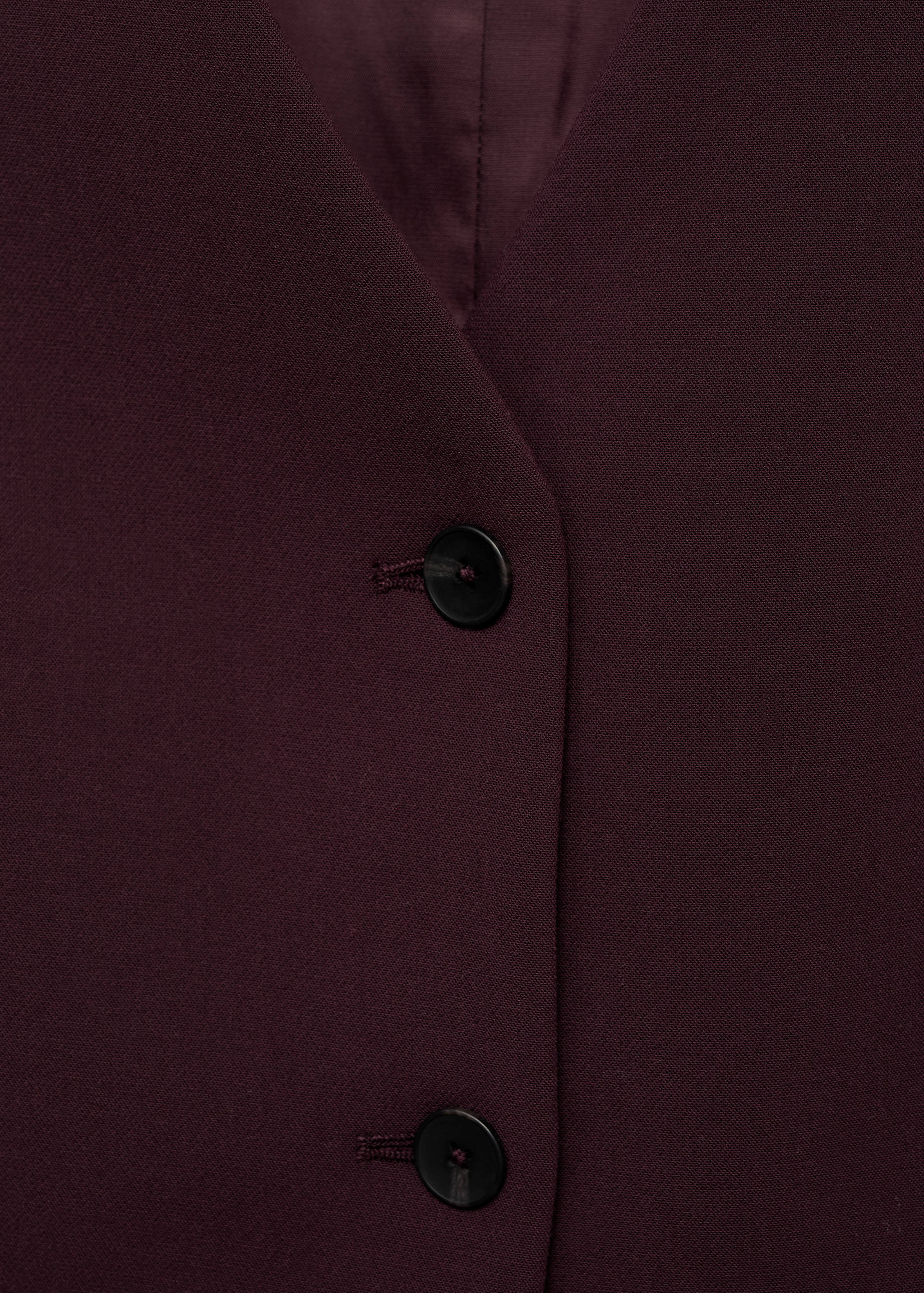 Fitted suit waistcoat - Details of the article 8
