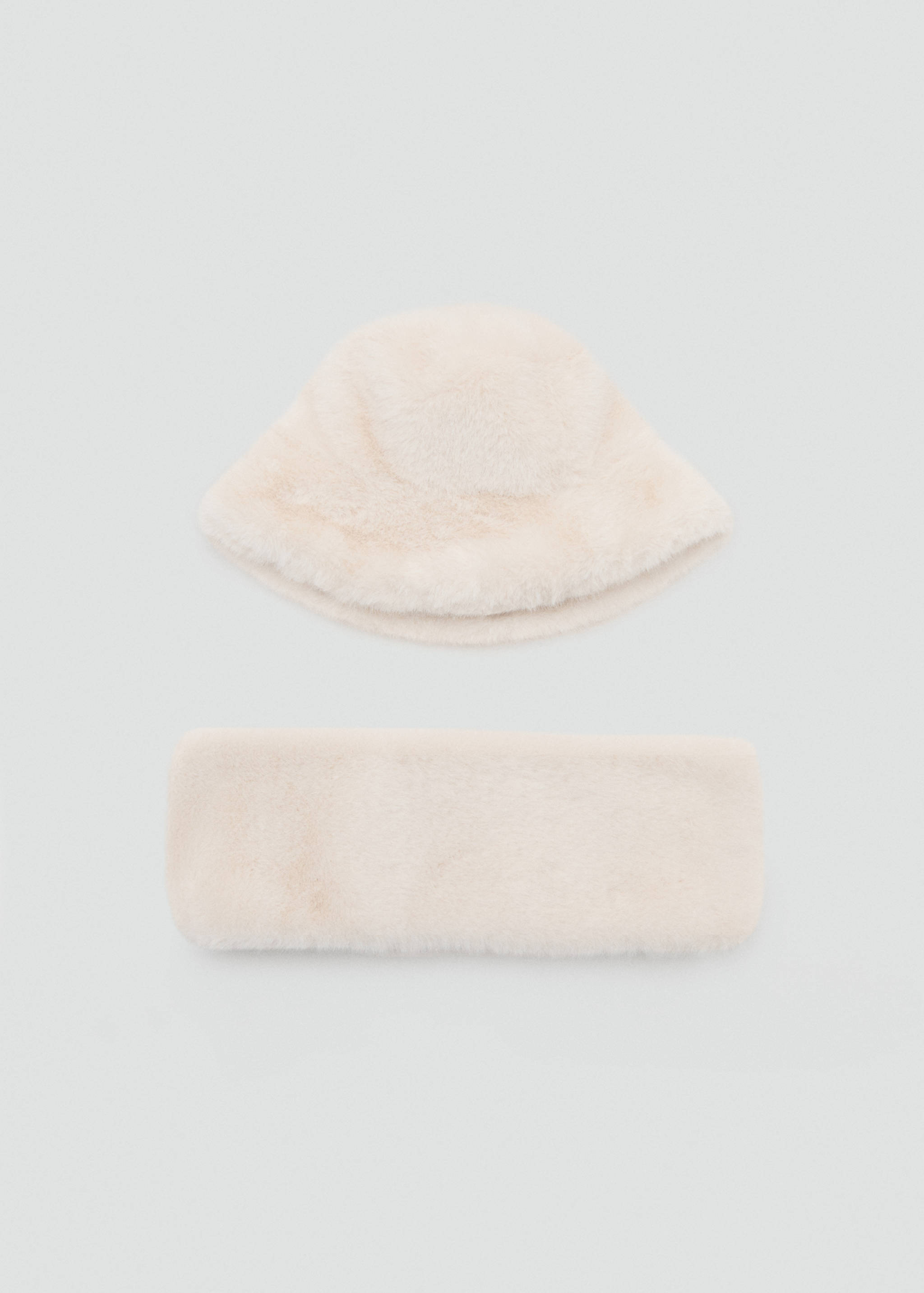 Fur-effect bucket hat - Details of the article 2