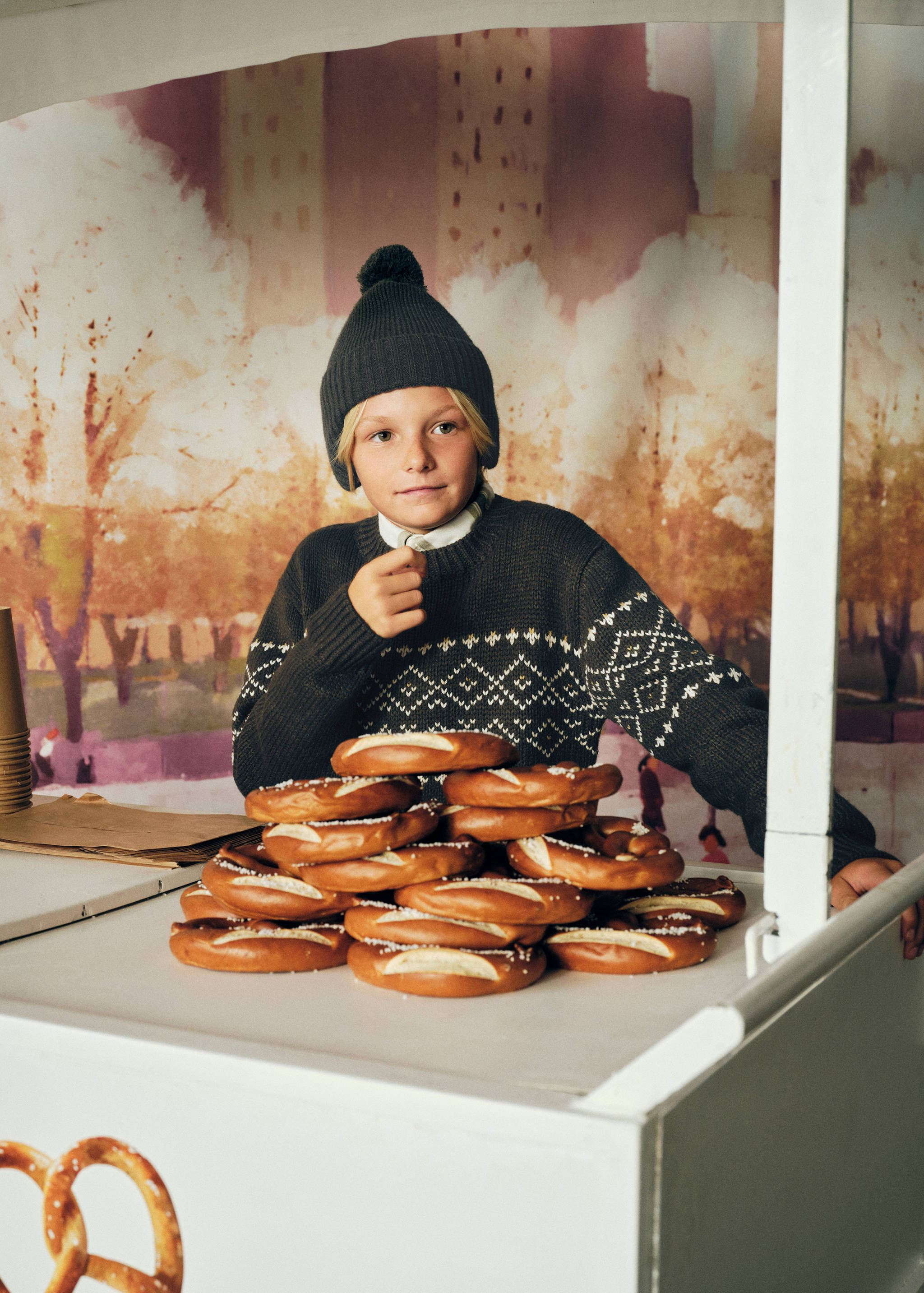 Earmuff knitted hat - Details of the article 5