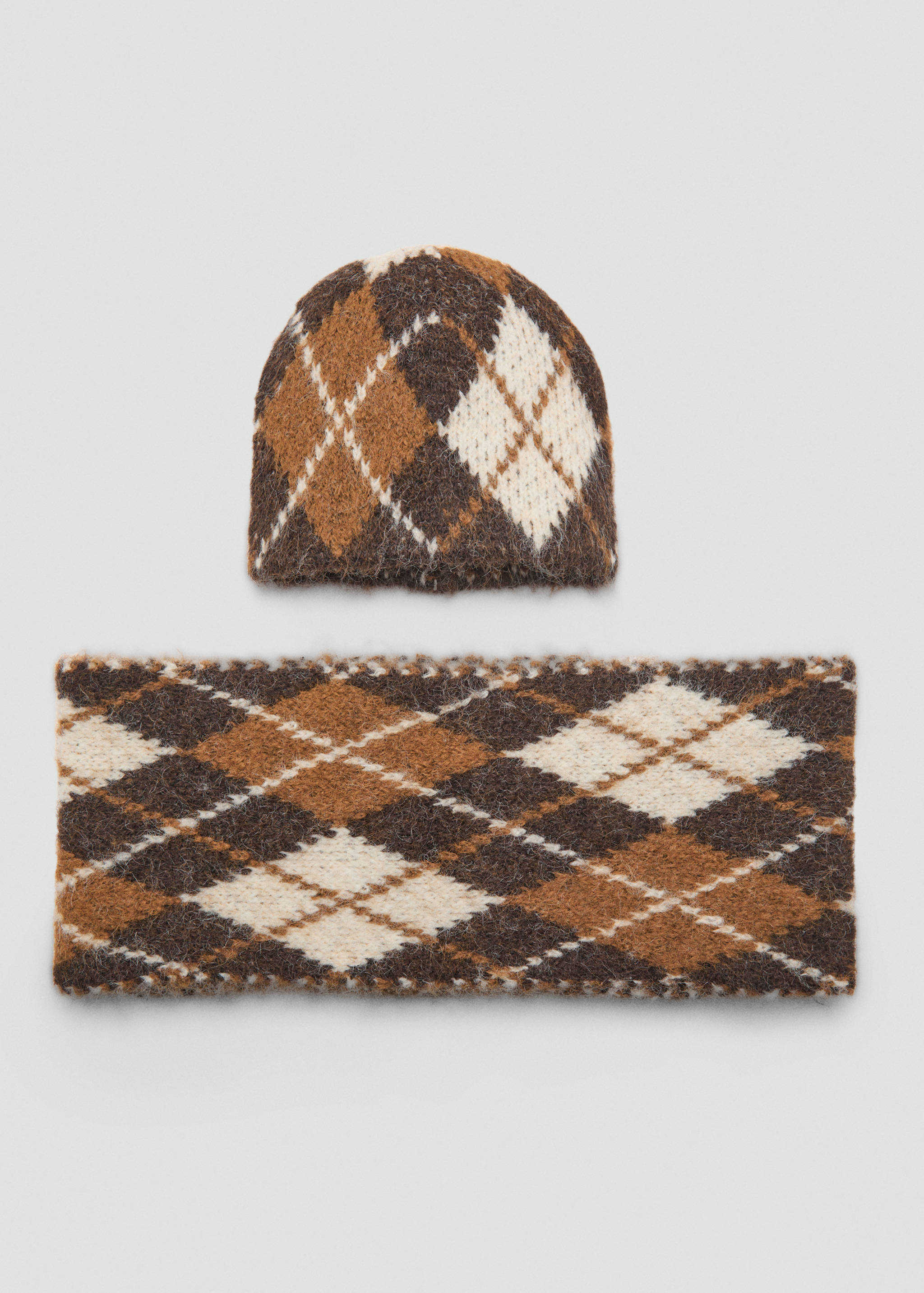 Argyle hat - Details of the article 2