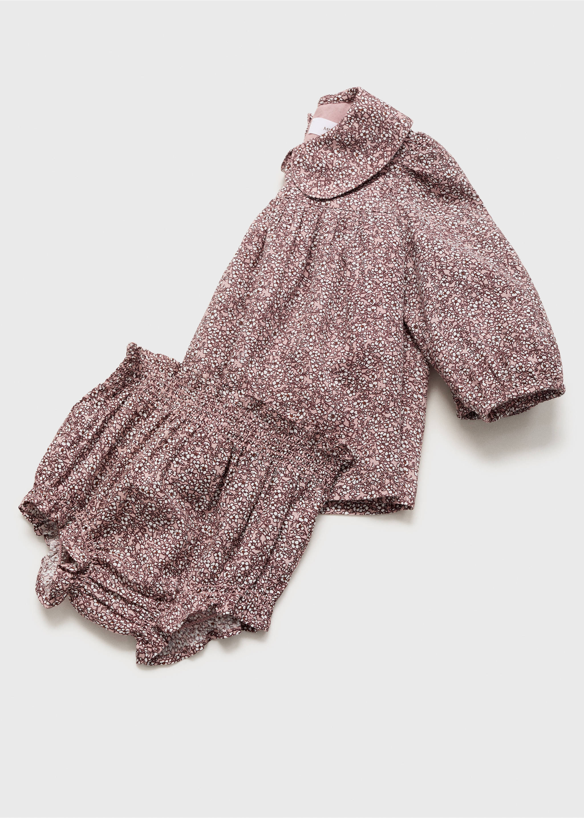 Floral dress and nappy cover - Details of the article 0, Pink. Ref: 17036738-00.
