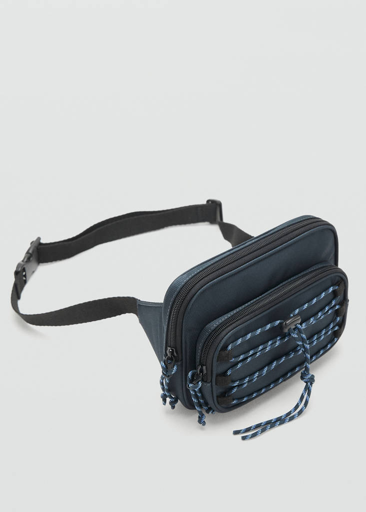 Fanny pack with cords — Navy