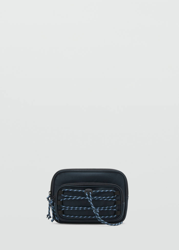 Fanny pack with cords — Navy