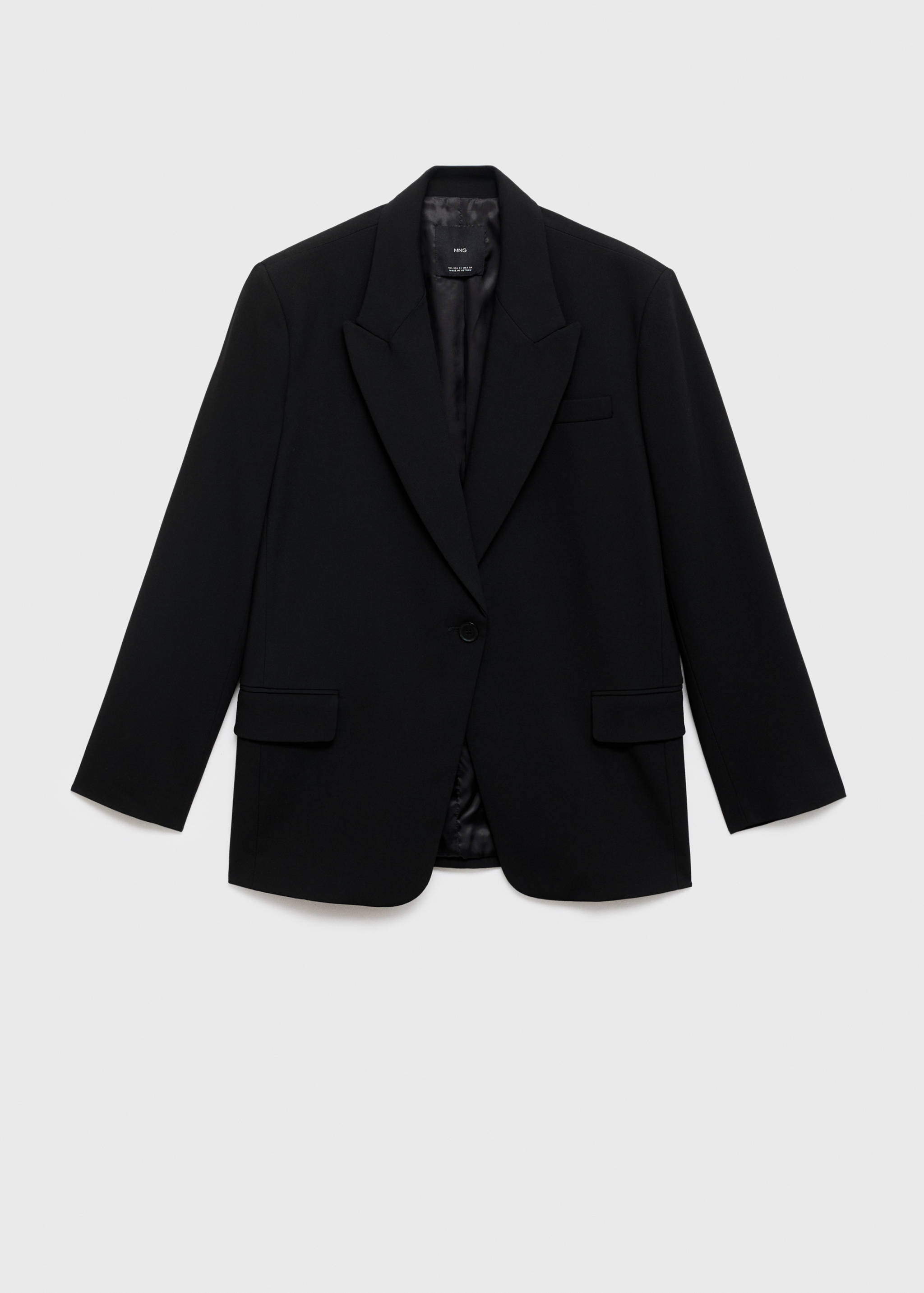 Suit blazer with flap pockets - Article without model