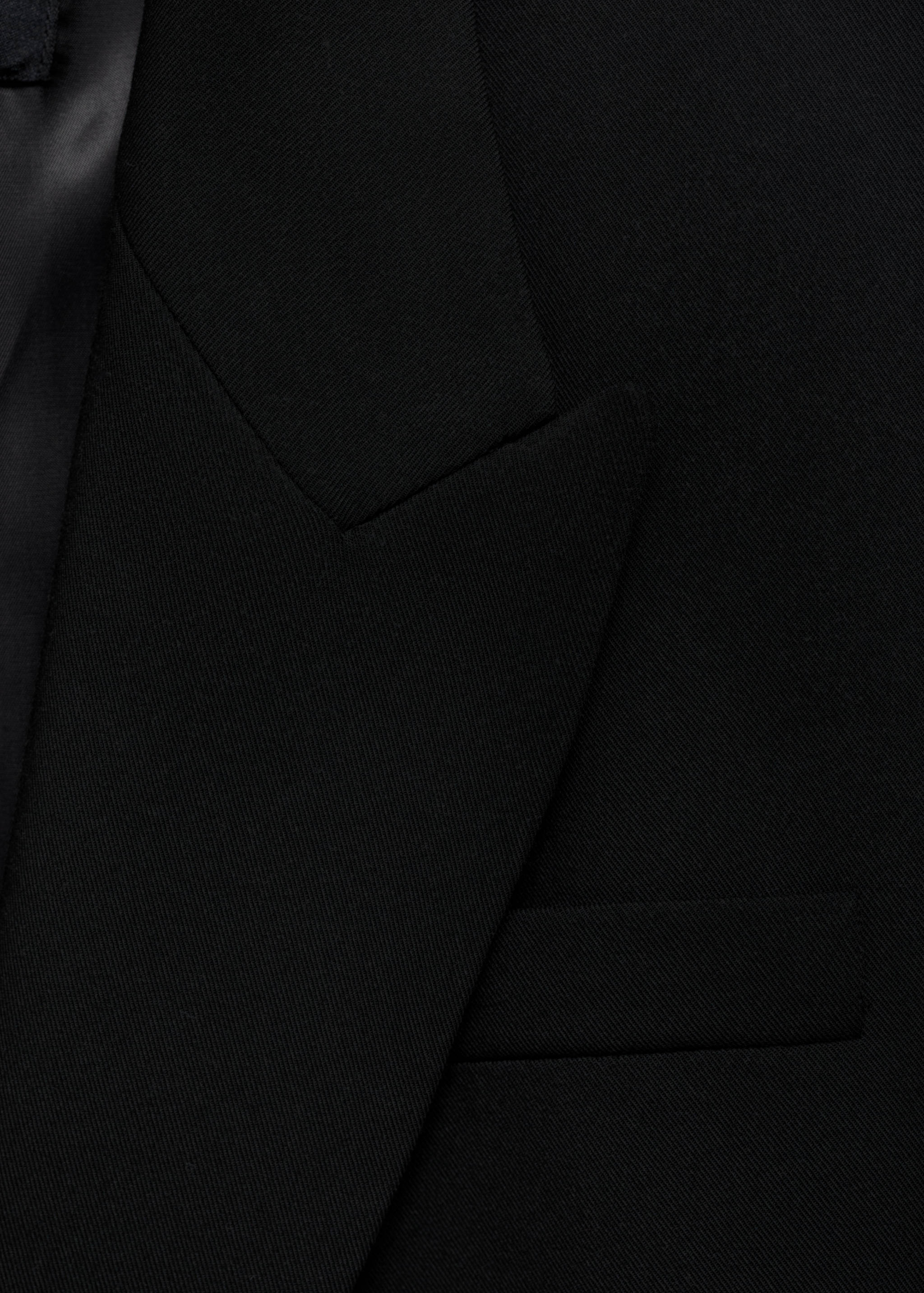 Suit blazer with flap pockets - Details of the article 0