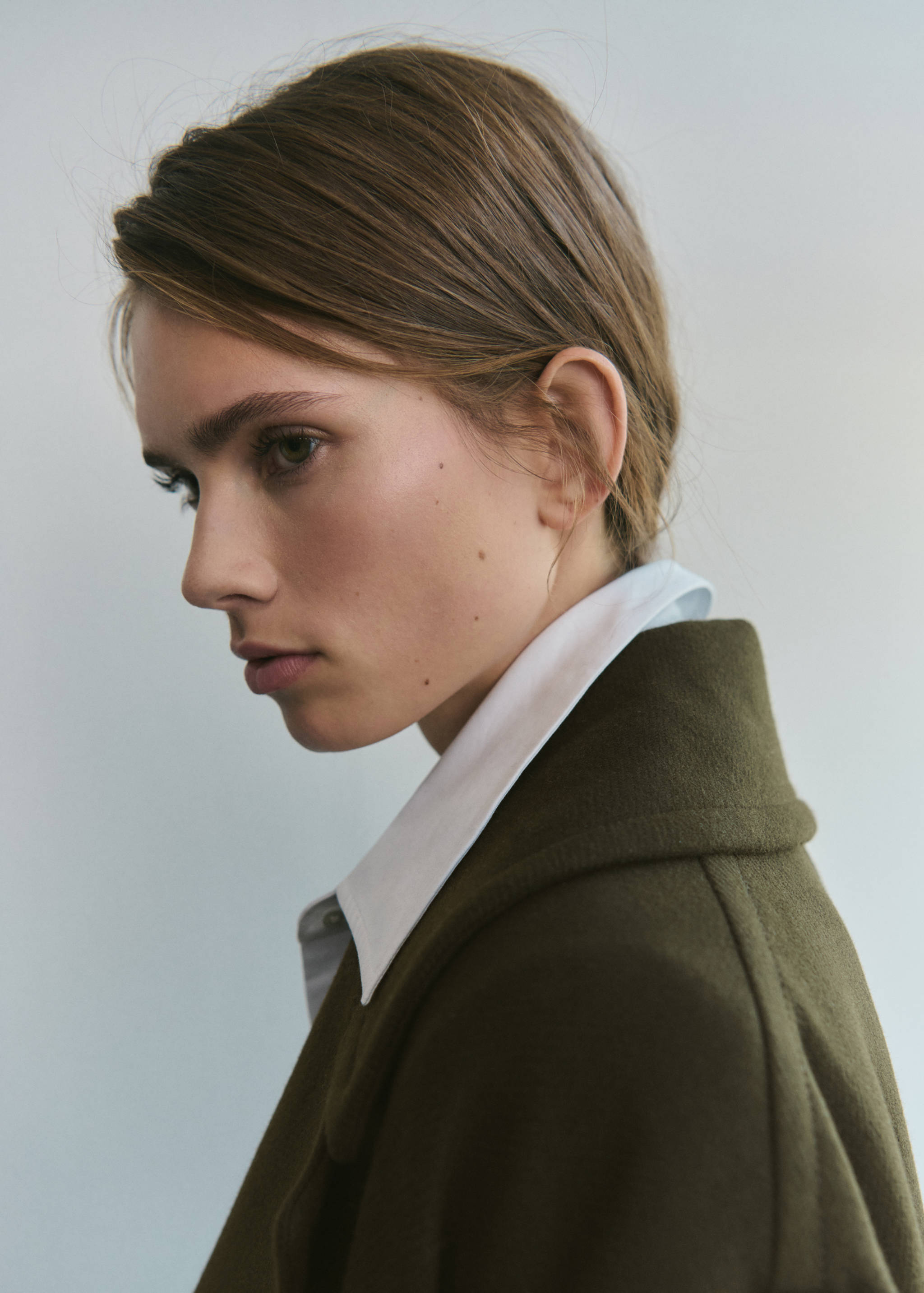 Manteco wool coat with belt - Details of the article 6