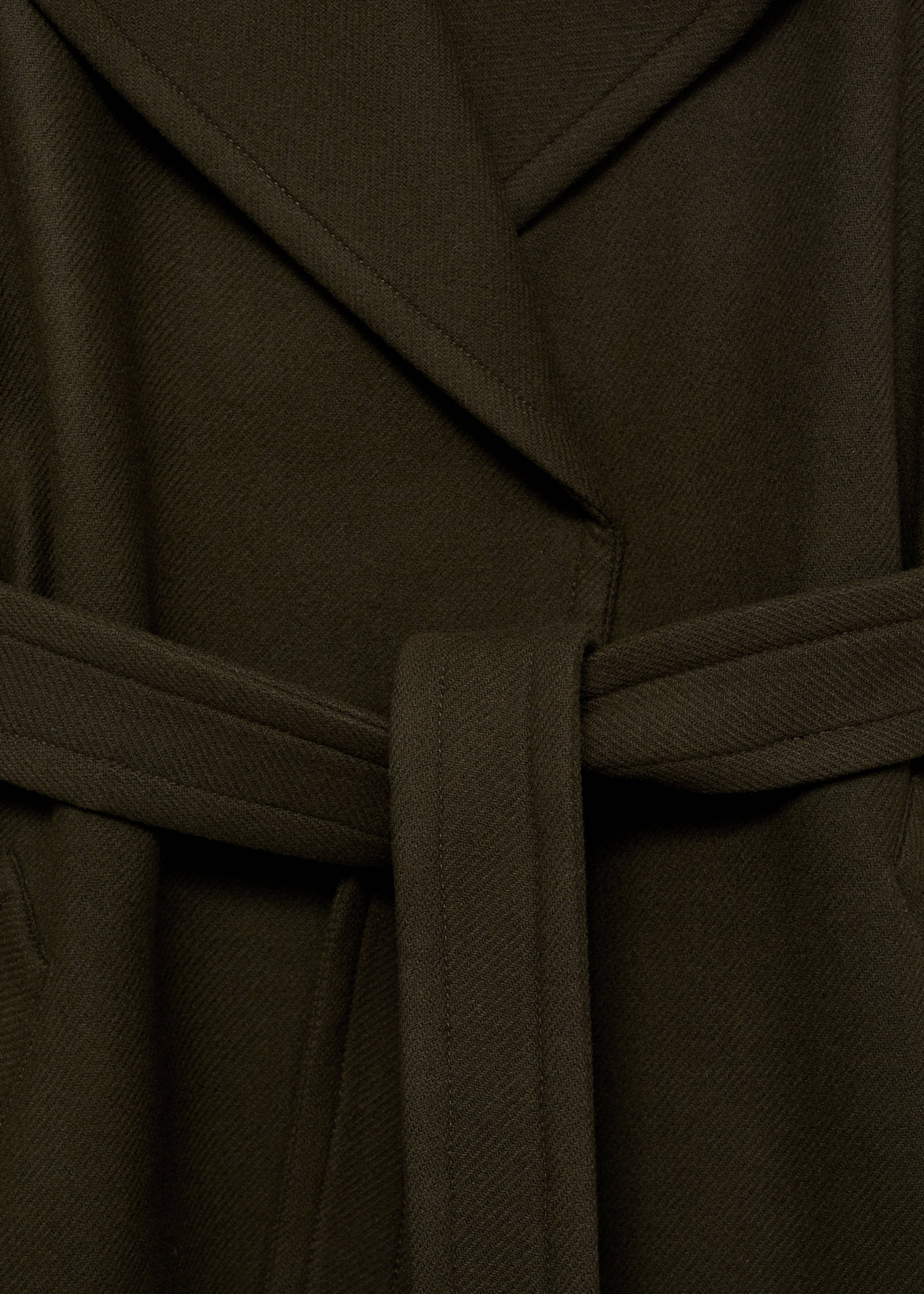 Manteco wool coat with belt - Details of the article 8