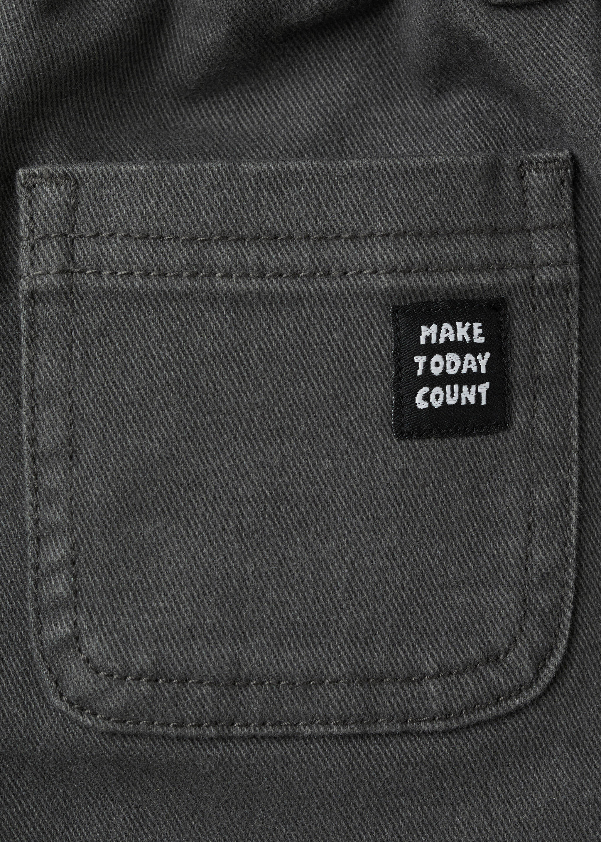 Straight cotton jeans - Details of the article 0