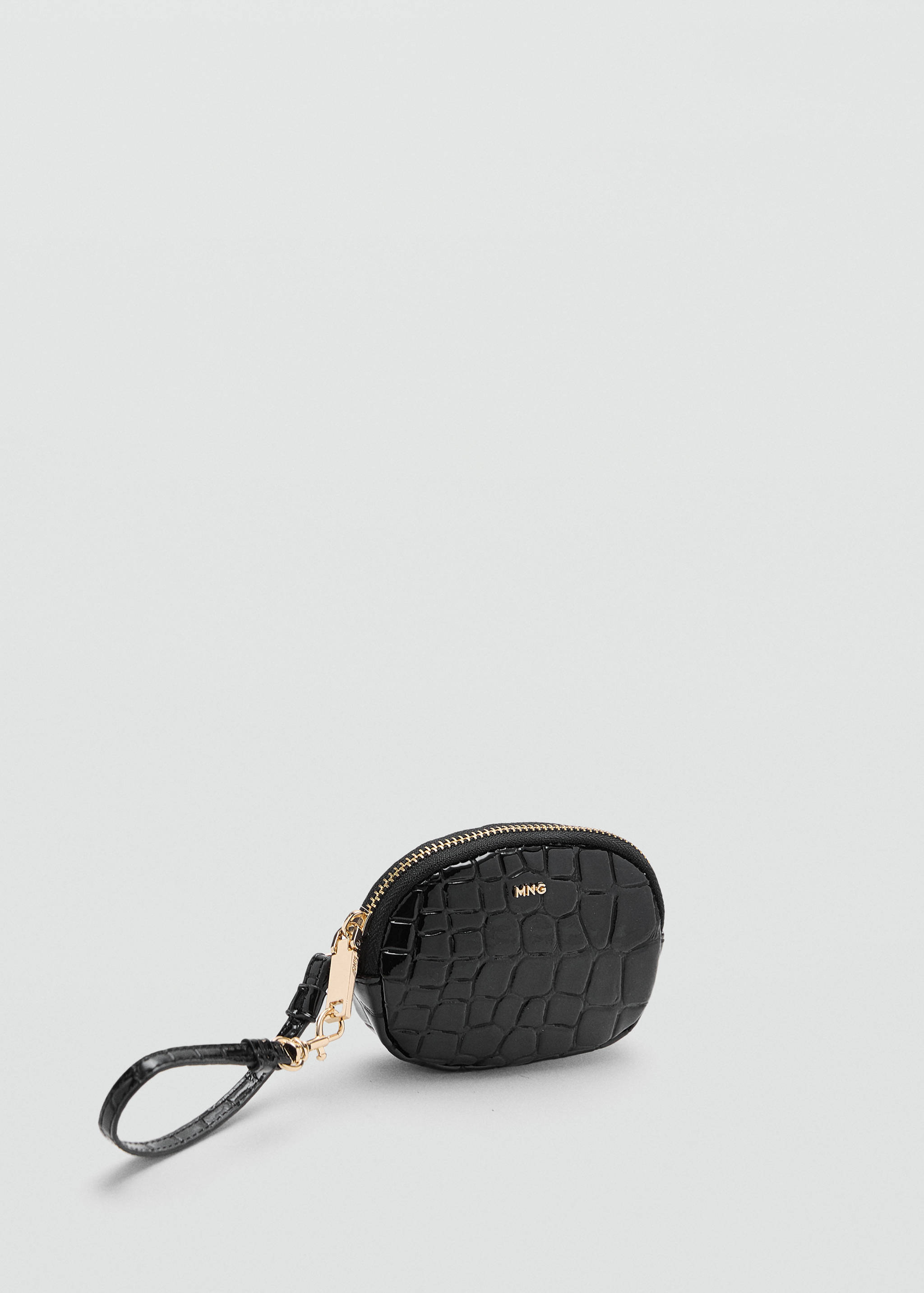 Shiny glitter coconut keychain wallet - Medium plane