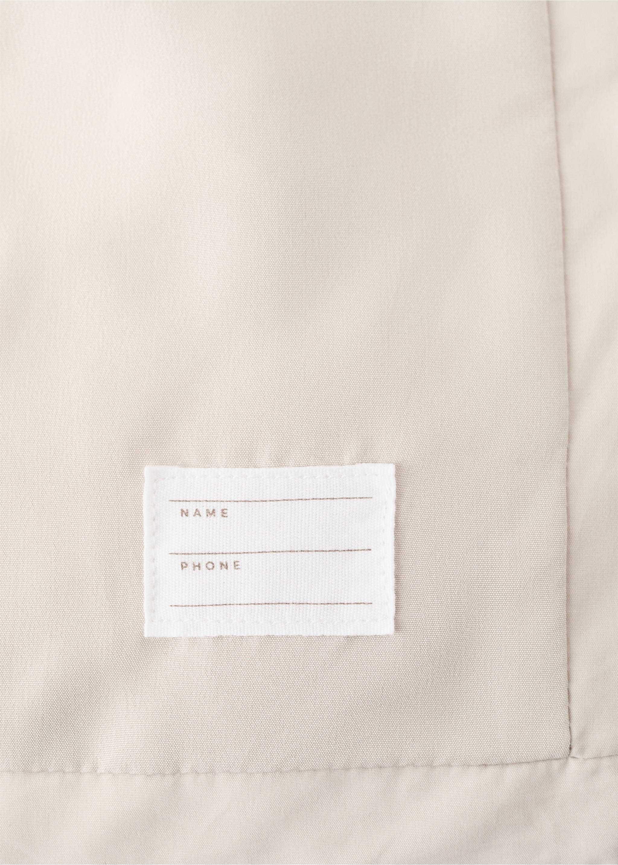 Anorak with shearling-effect hood - Details of the article 0, Ecru. Ref: 17037761-00.