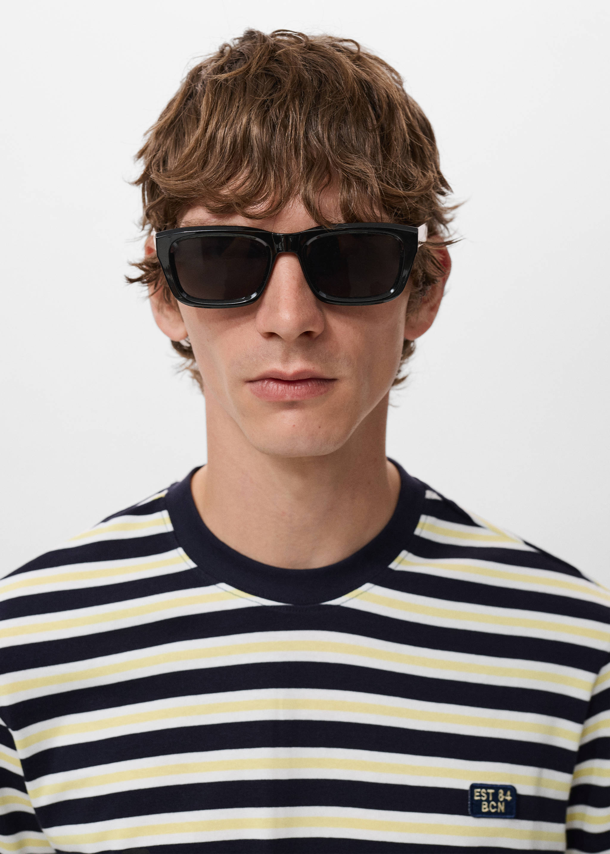 T-shirt regular-fit 100 % coton rayures - Détail de l'article 1