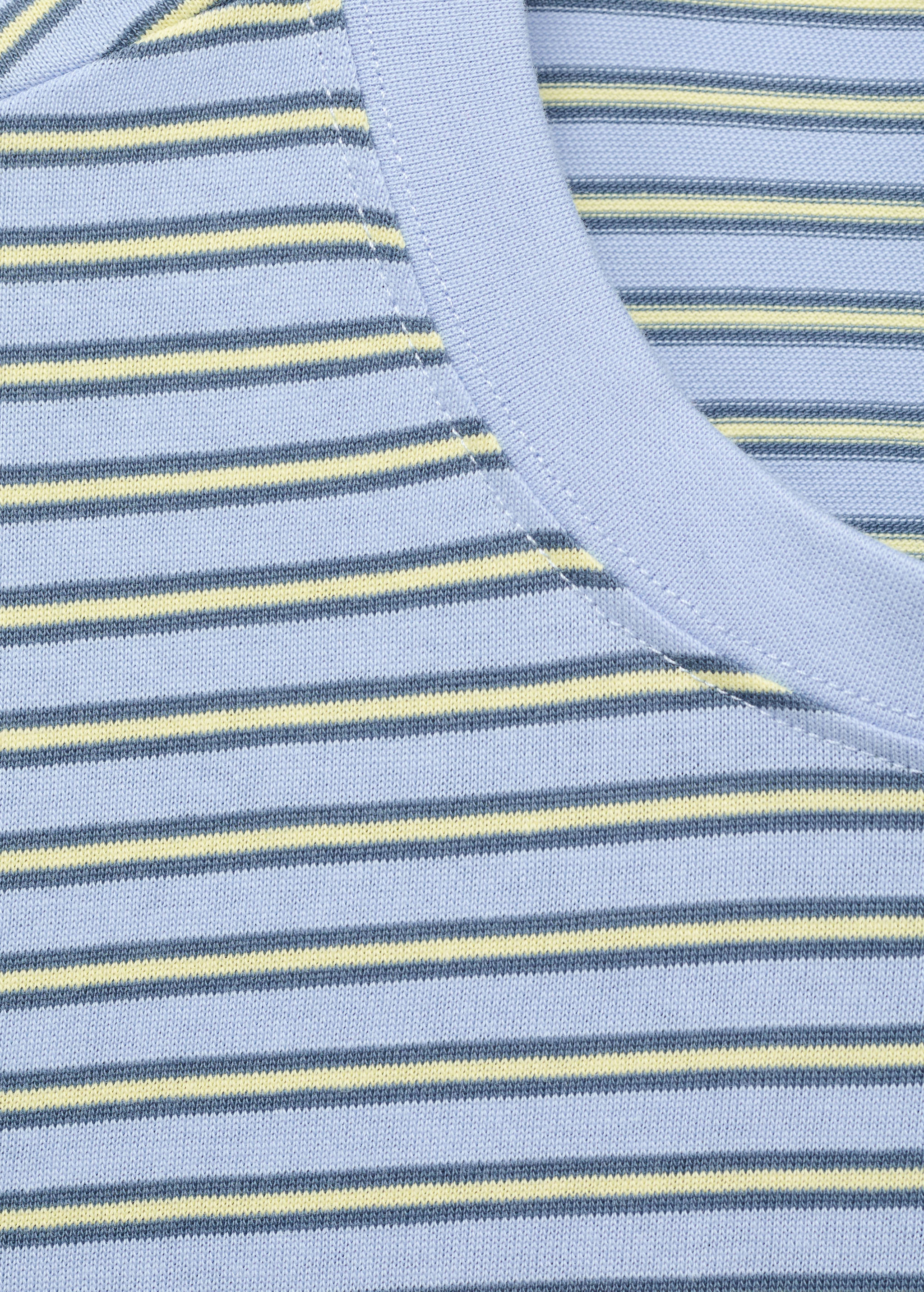 Regular-fit striped 100% cotton shirt - Details of the article 8