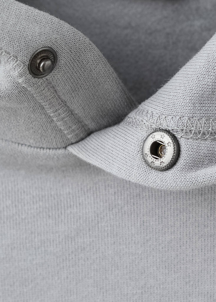 Printed hoodie — Grey