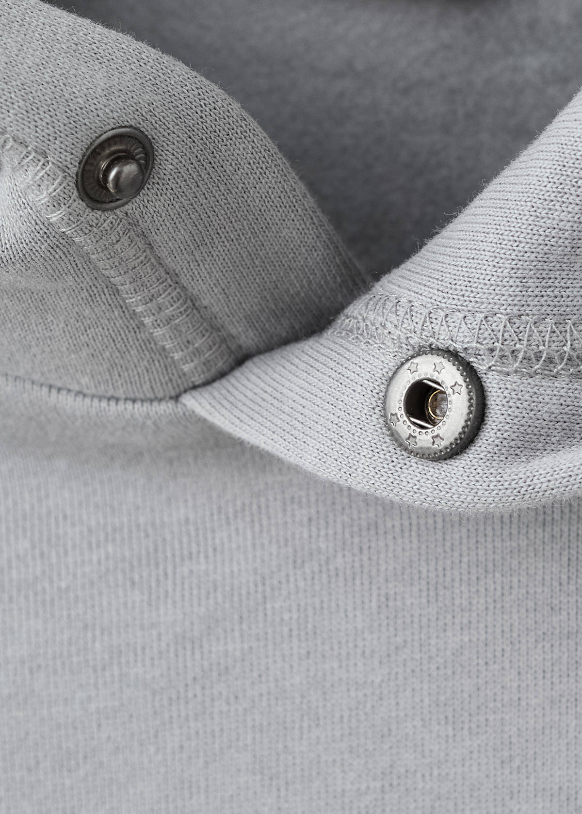 Printed hoodie — Grey