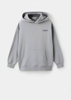 Printed hoodie — Grey 3