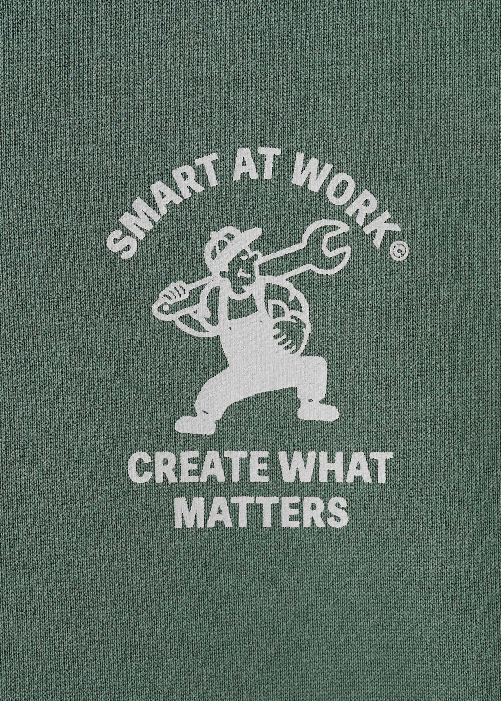 Printed cotton sweatshirt - Details of the article 8