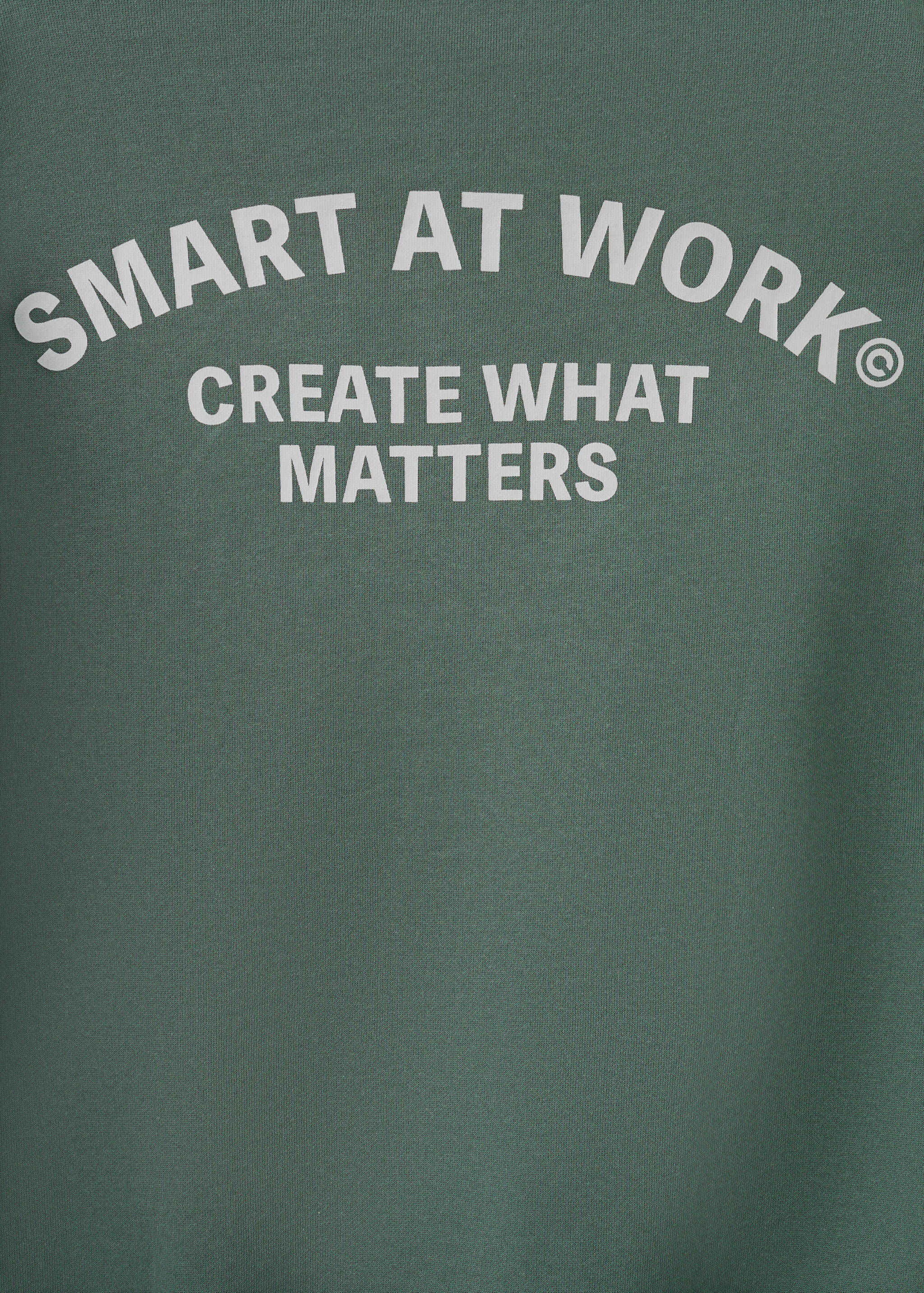 Printed cotton sweatshirt - Details of the article 0