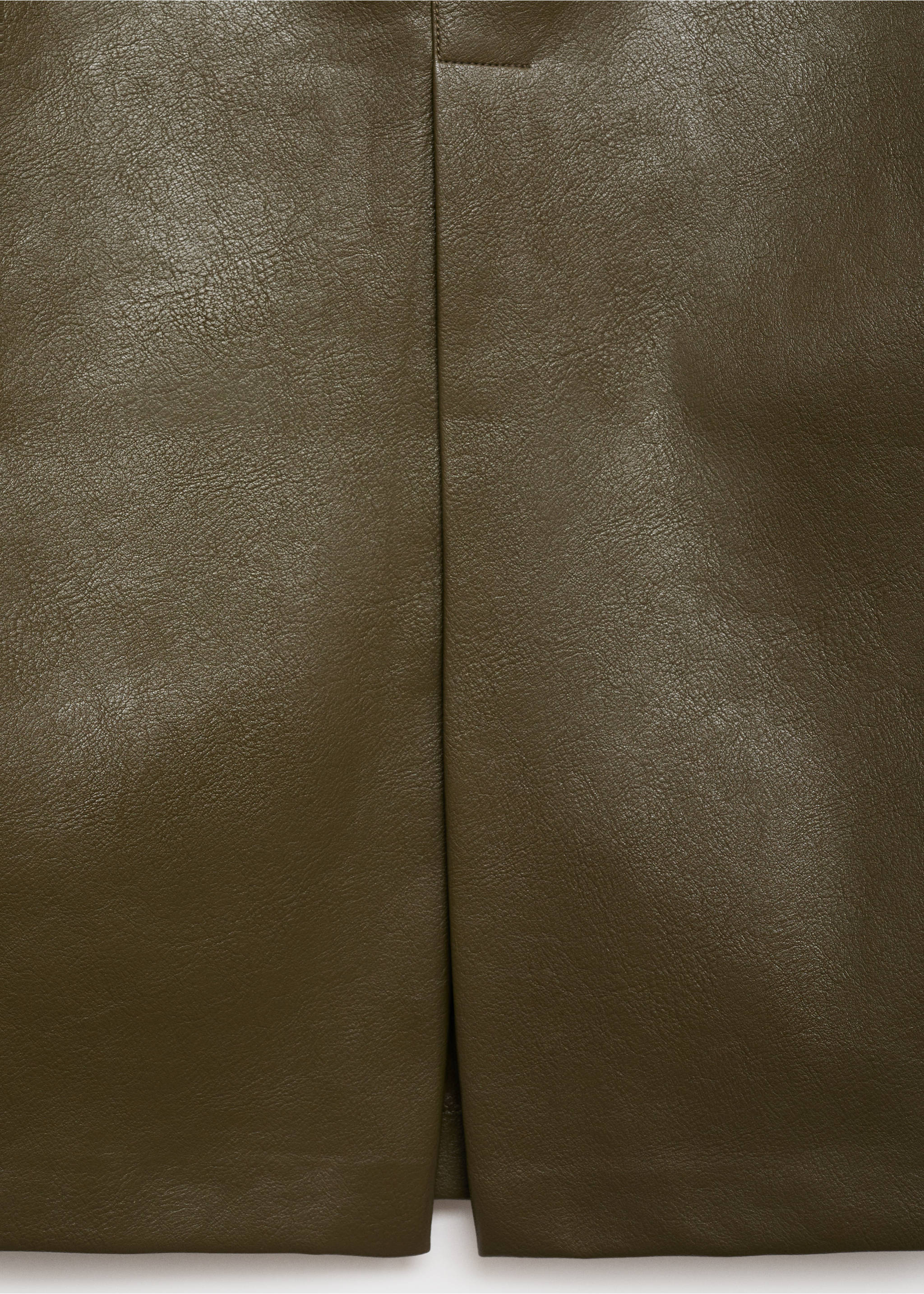 Jupe crayon simili-cuir - Détail de l'article 8, Kaki. Ref: 17037779-00.