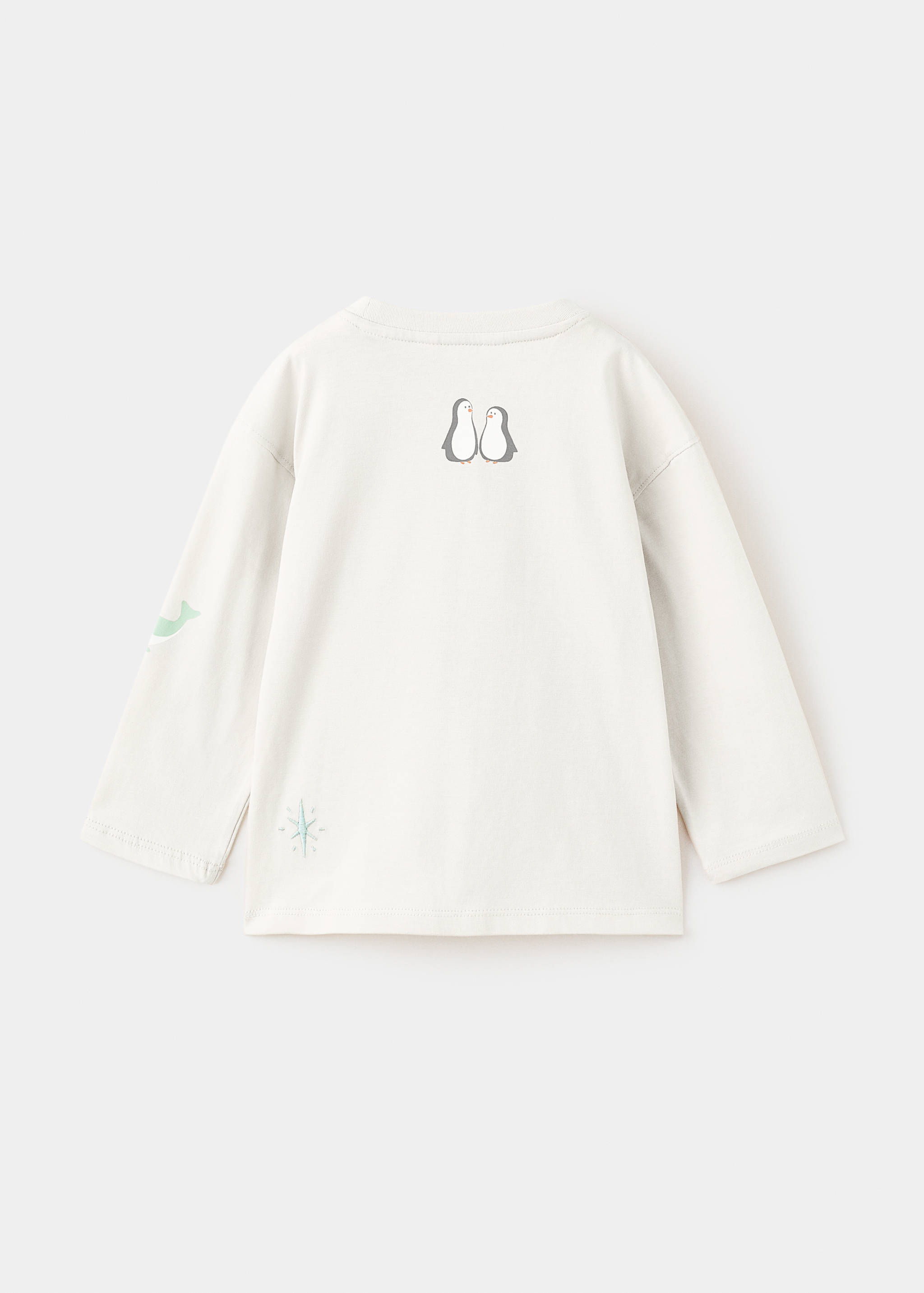 Camiseta bordada estampada - Reverso del artículo