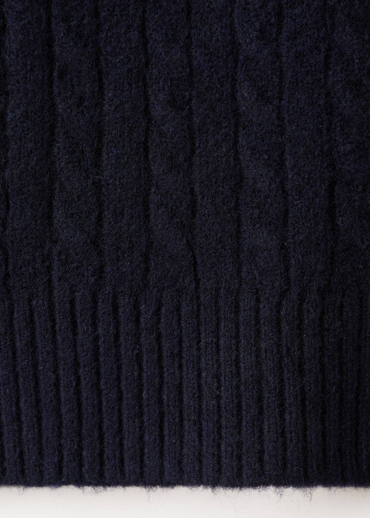Knitted braided cardigan — Dark Navy