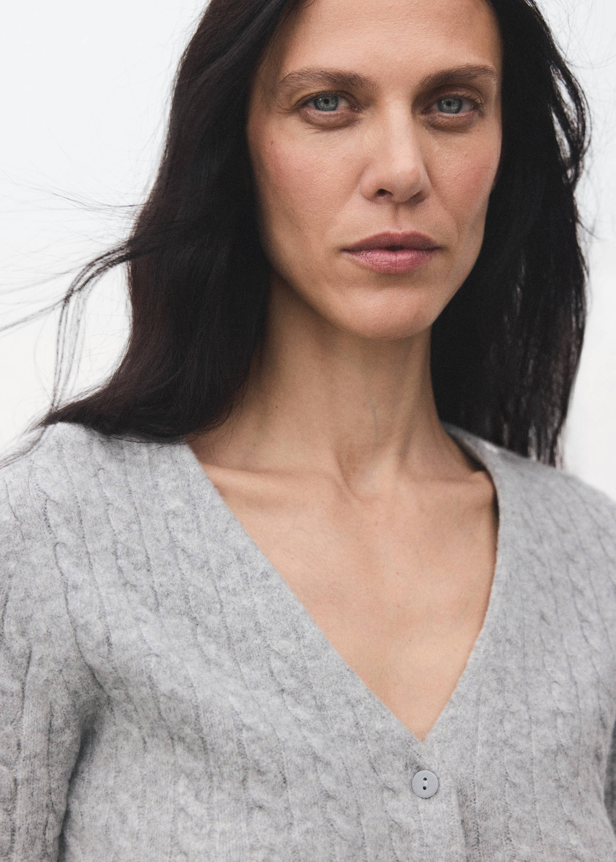 Cardigan tricotat - Detaliu al articolului 1