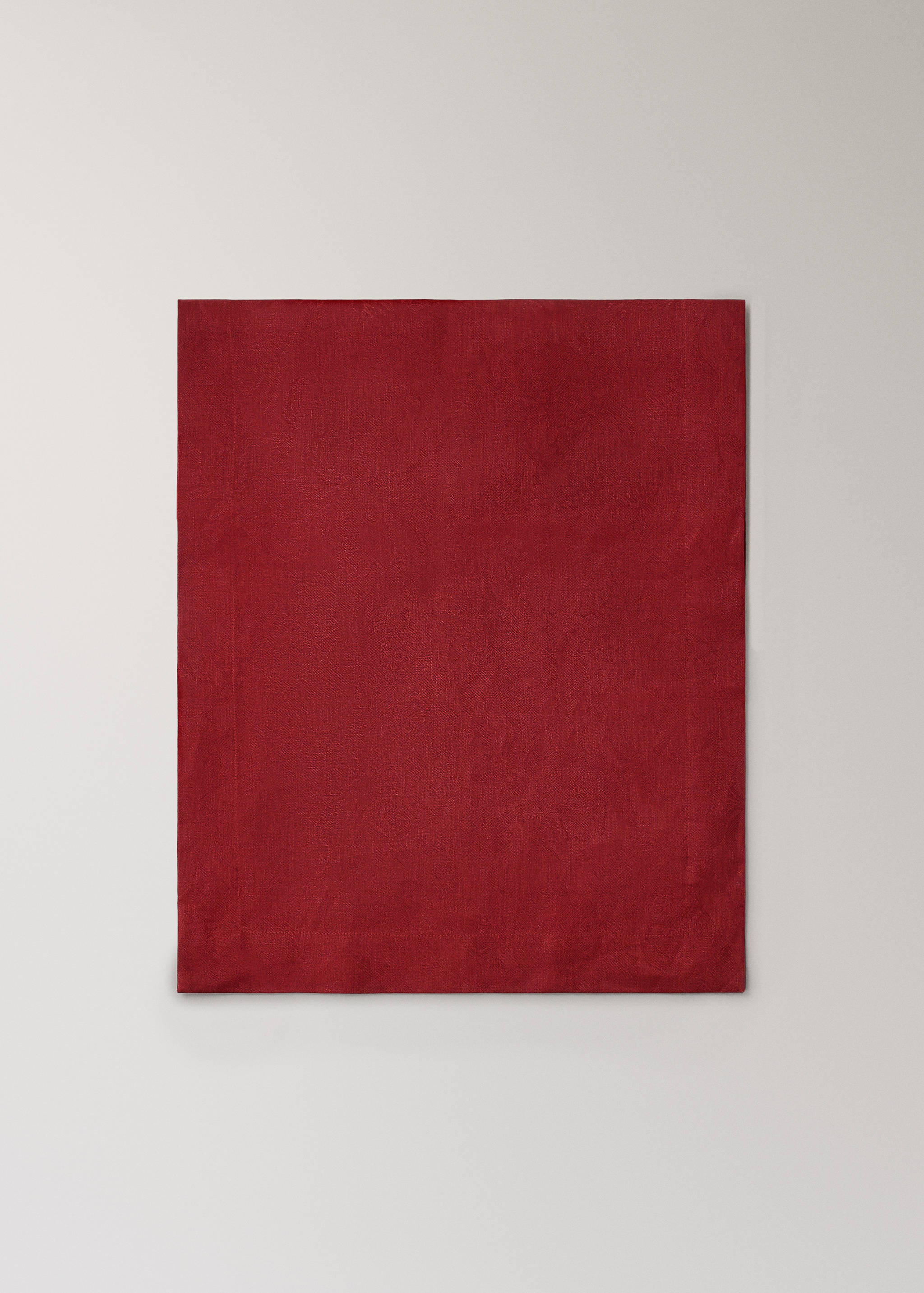 Jacquard-Tischläufer aus Leinen mit floralem Muster - Artikel ohne Model