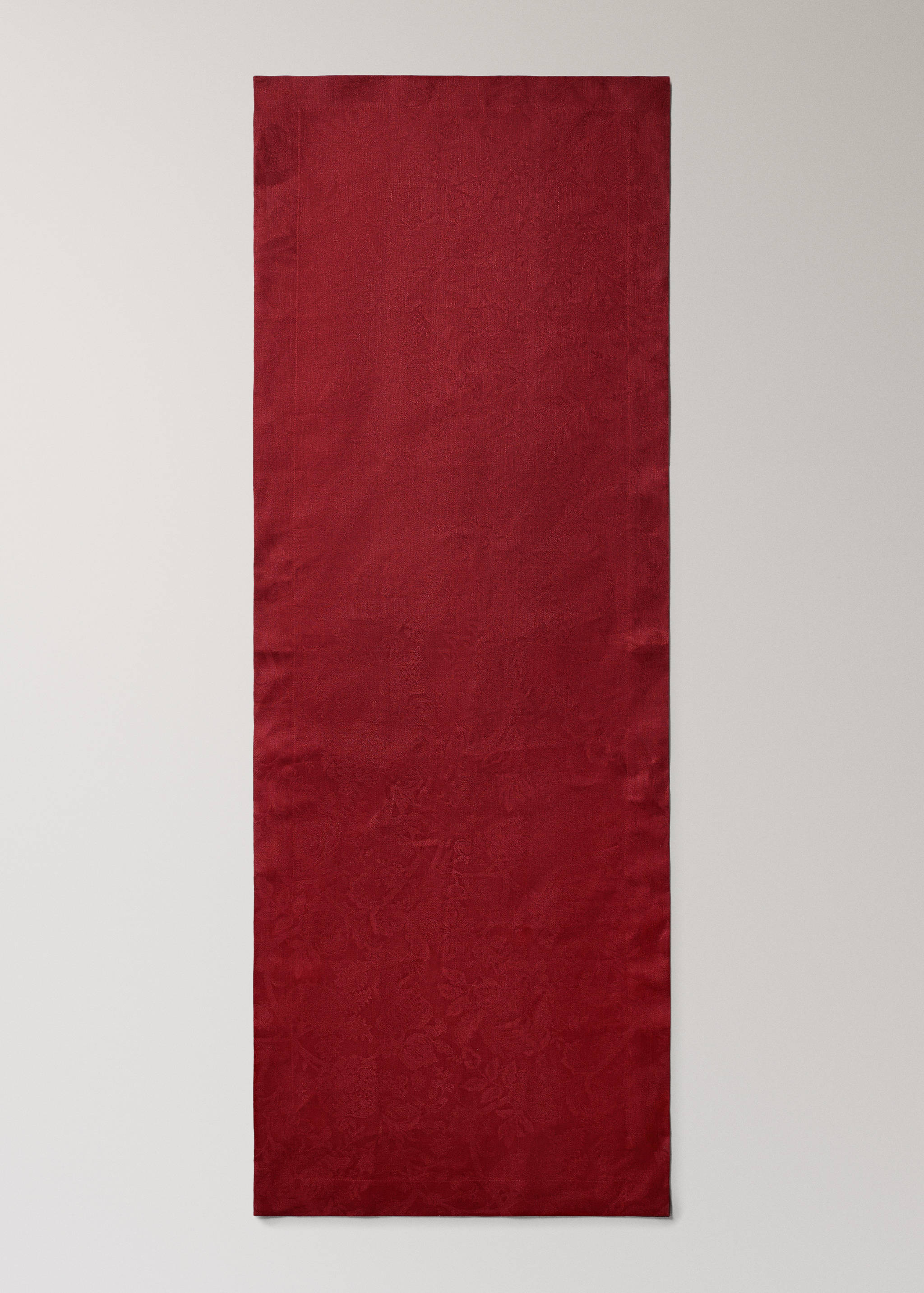 Jacquard-Tischläufer aus Leinen mit floralem Muster - Detail des Artikels 2