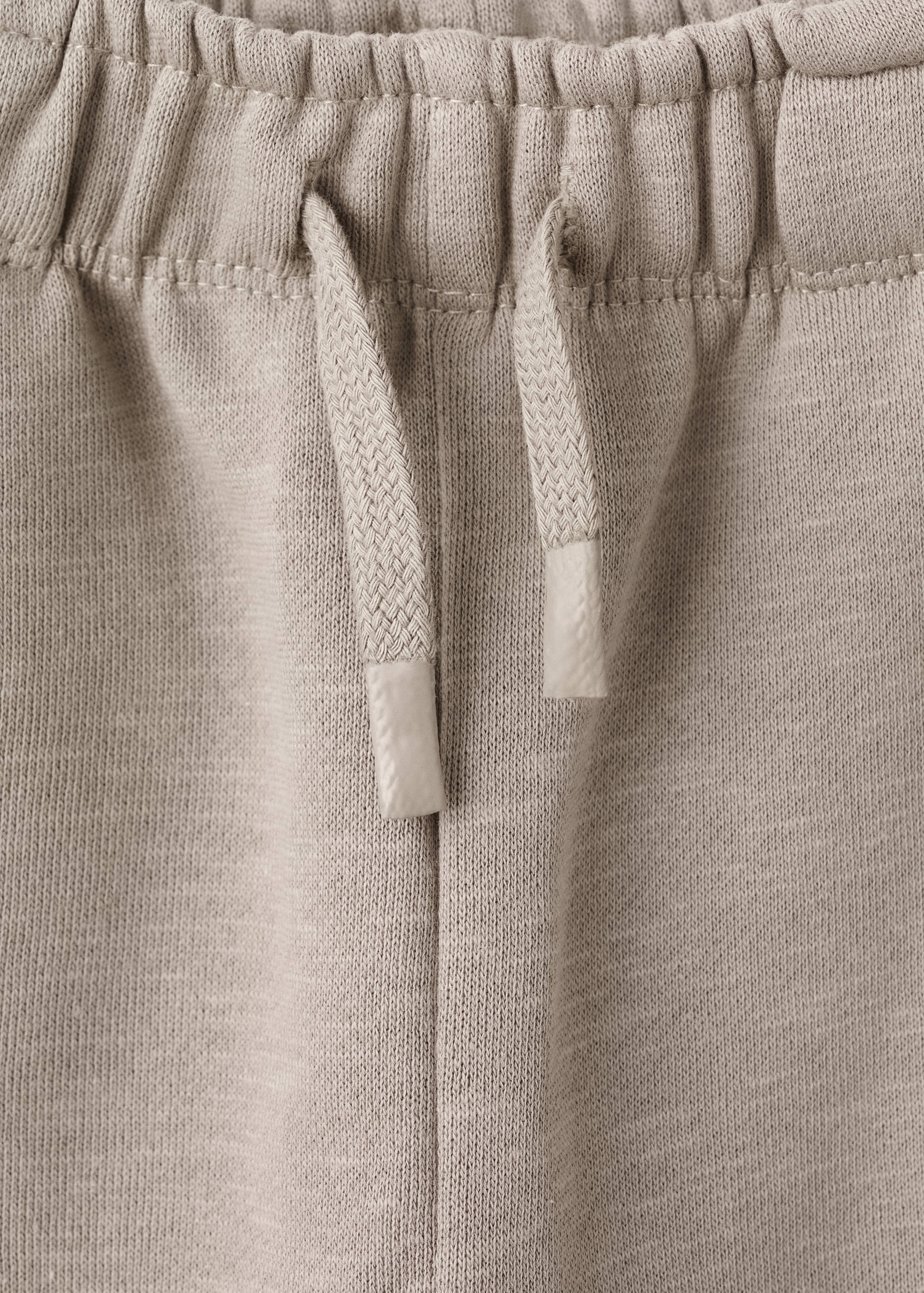 Cotton joggers with elastic waist - Details of the article 8