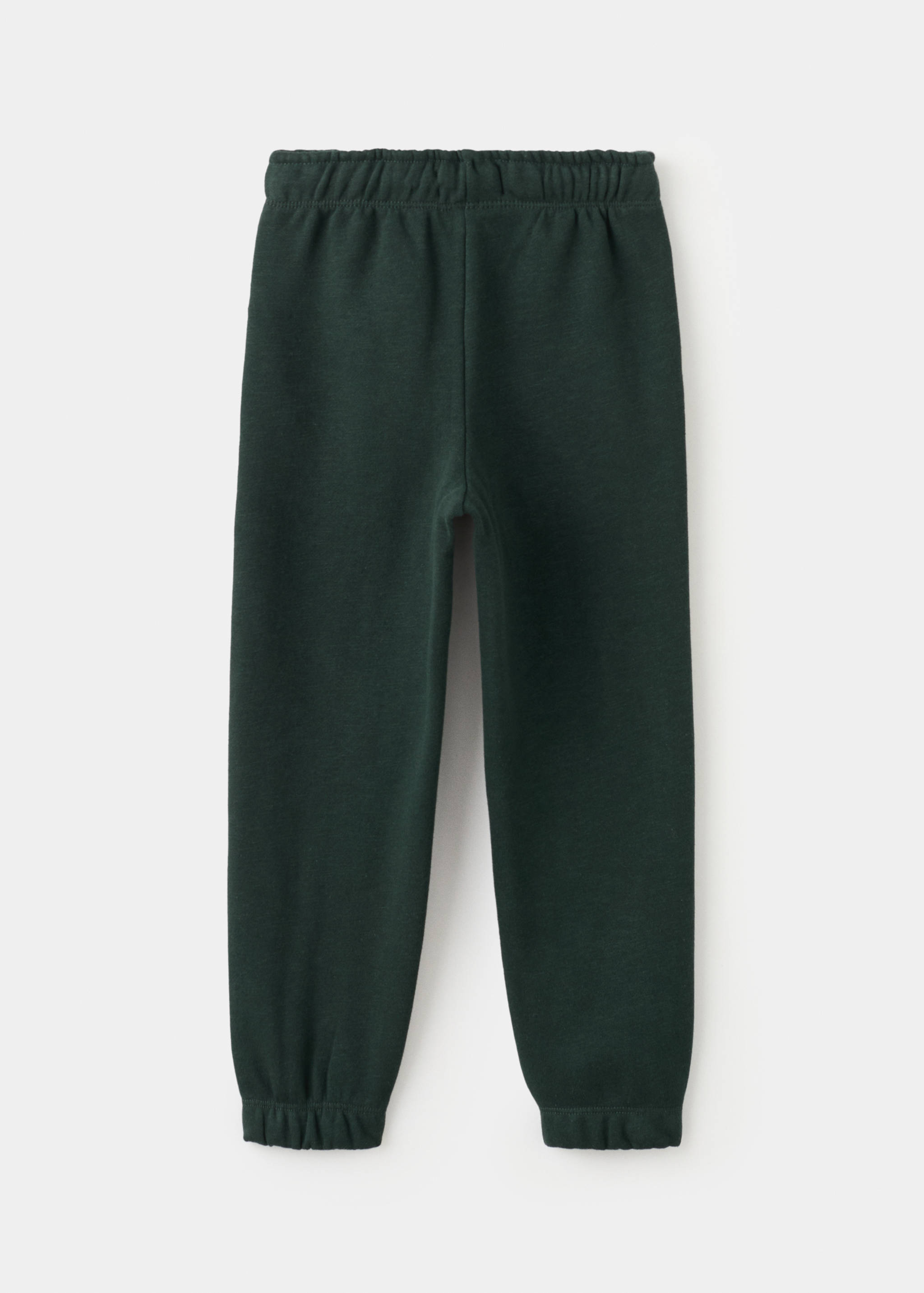 Cotton joggers with elastic waist - Reverse of the article