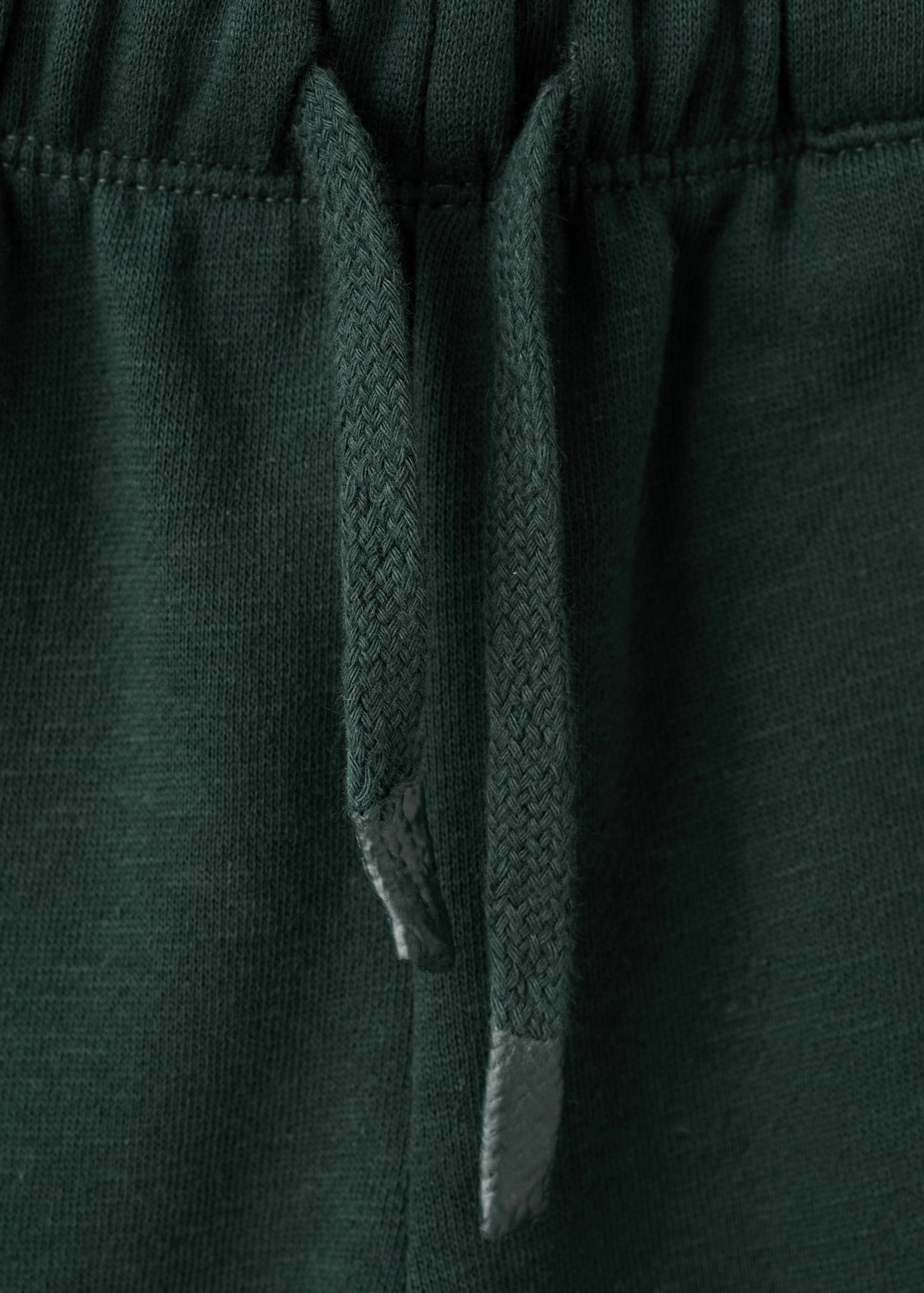 Cotton joggers with elastic waist - Details of the article 8