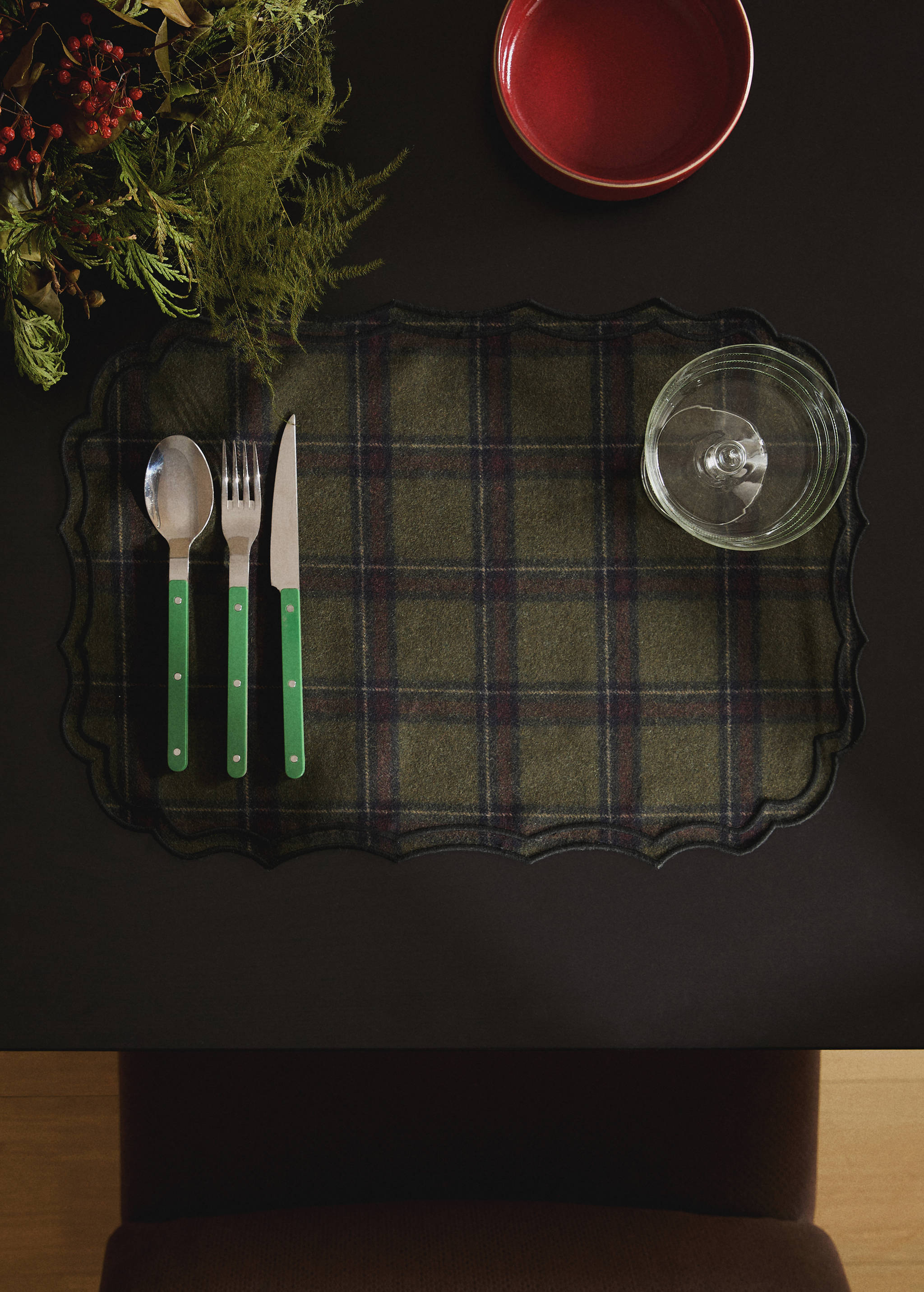 Flannel placemat - General plane